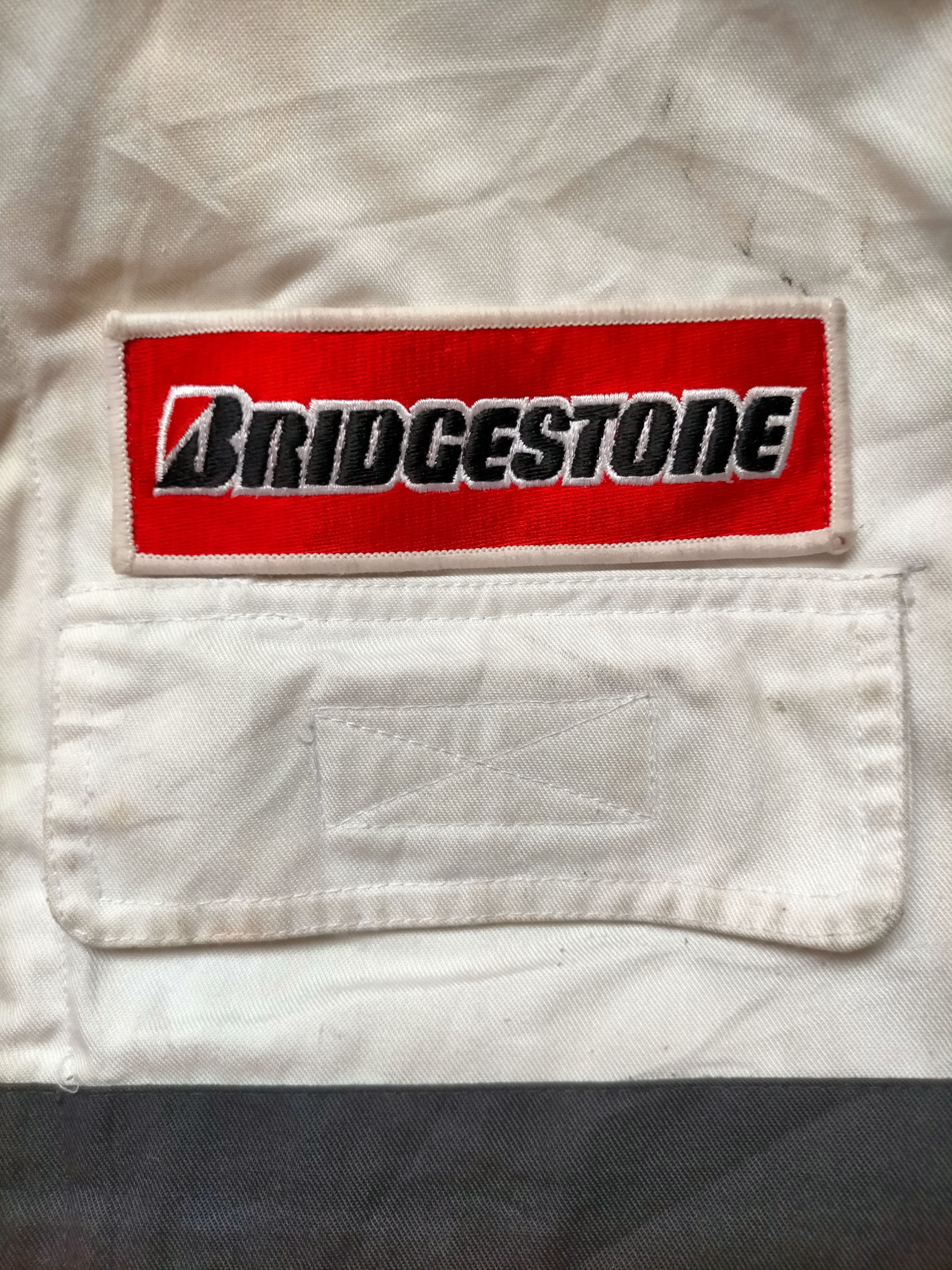 Japanese Brand Bridgestone Motorsport Coverall Jumpsuit Vintage Size US 34 / EU 50 - 17 Thumbnail