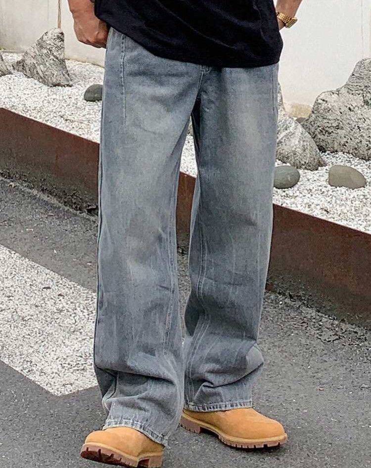Jean Matsuda x Rieko Vintage Washed Baggy Jeans Size US 33 - 7 Thumbnail