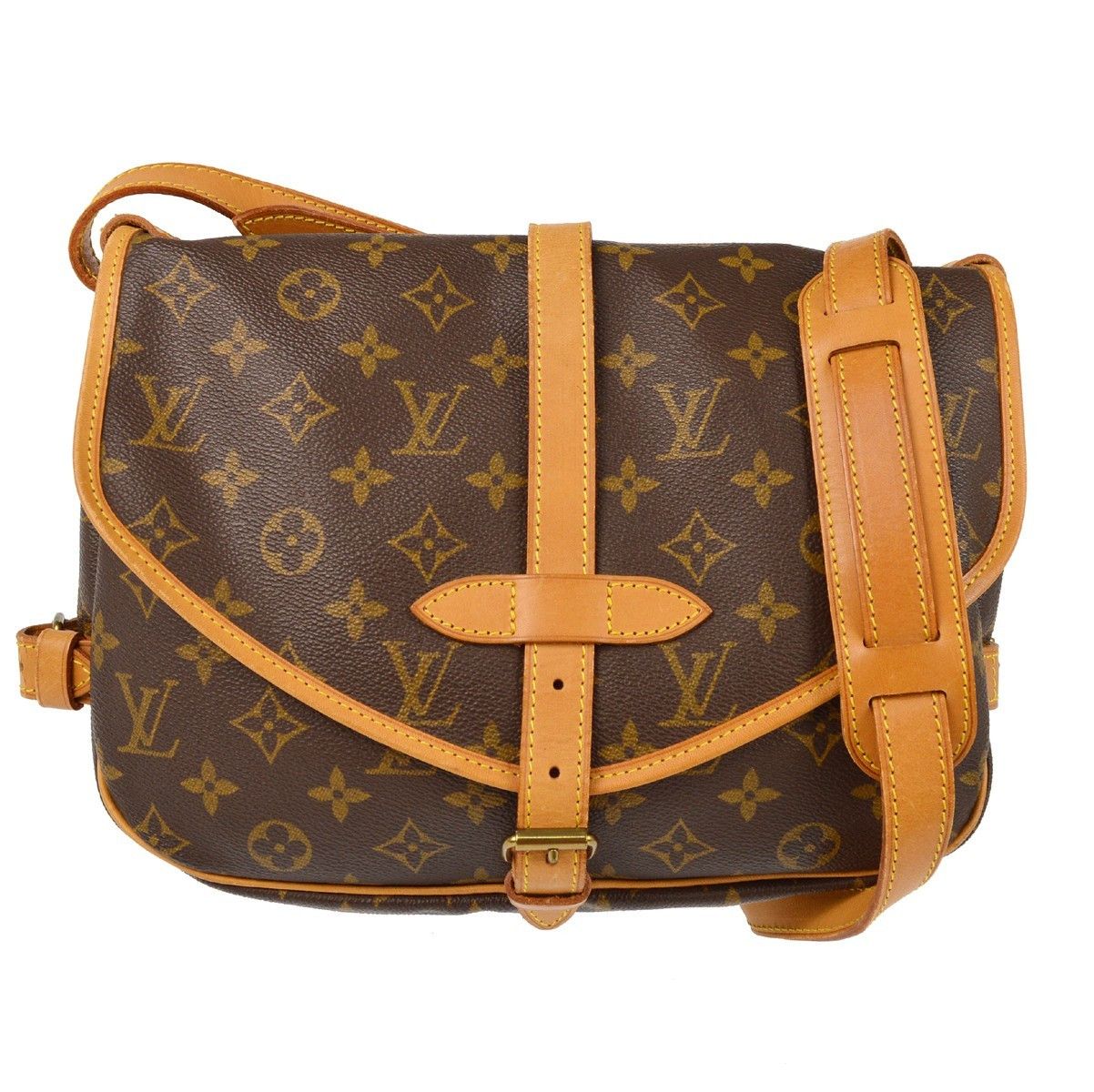 Louis Vuitton Louis Vuitton Saumur Handbag Monogram Canvas Size ONE SIZE - 1 Thumbnail