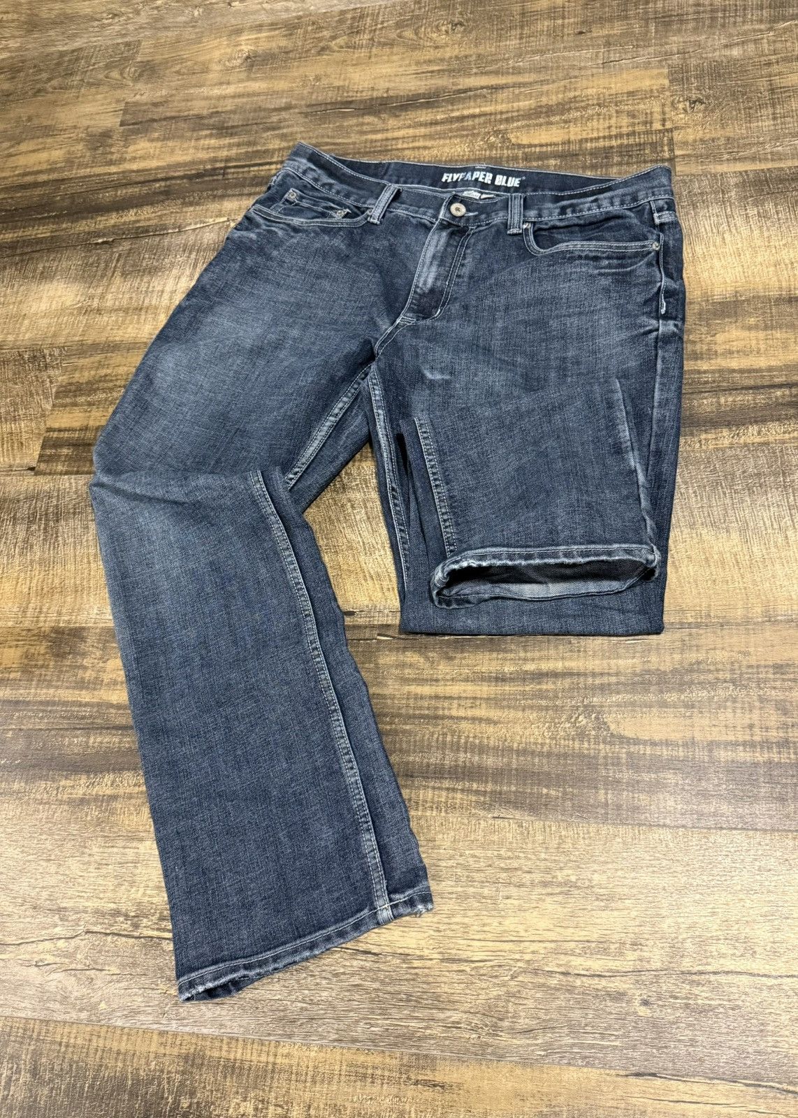 Flypaper Jeans Rare Flypaper Jeans Deep Dyed Vintage Design Size US 36 / EU 52 - 4 Thumbnail