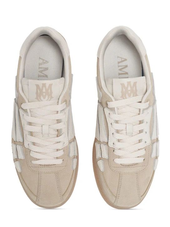 Amiri o1lsvrm0425 Pacific Bones Low Sneakers in Beige Size US 8 / EU 41 - 4 Thumbnail