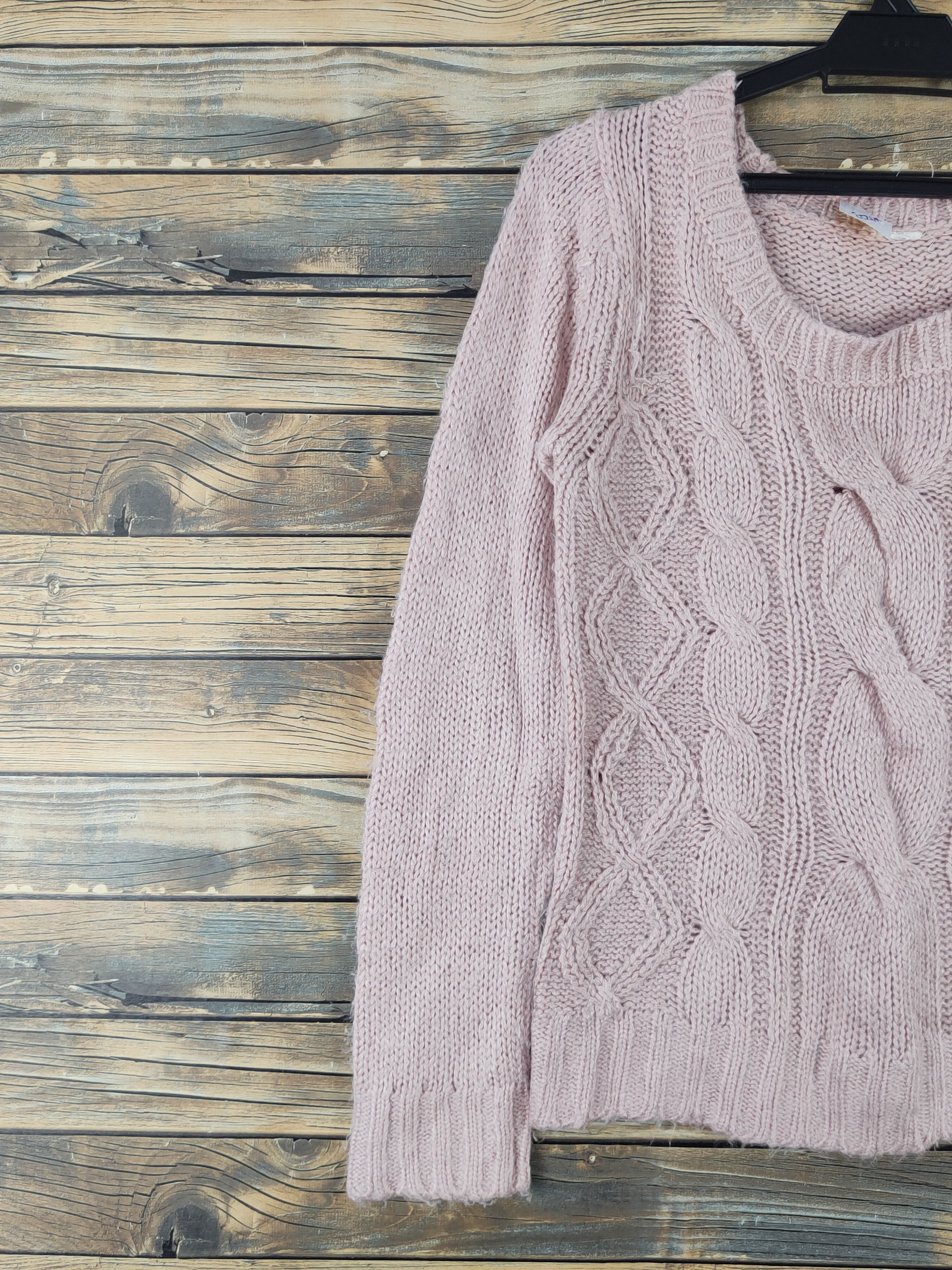 Aran Isles Knitwear Japanese Brand Peach cable Knitwear Sweatshirts #W1823 Size S / US 4 / IT 40 - 4 Thumbnail
