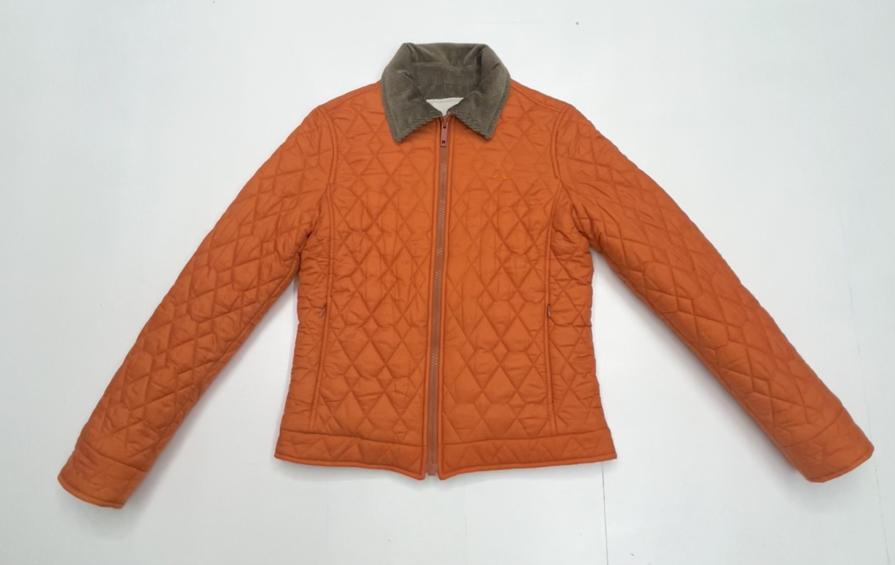 Burberry Thomas Burberry Quilted Jacket Orange Size M / US 6-8 / IT 42-44 - 1 Thumbnail