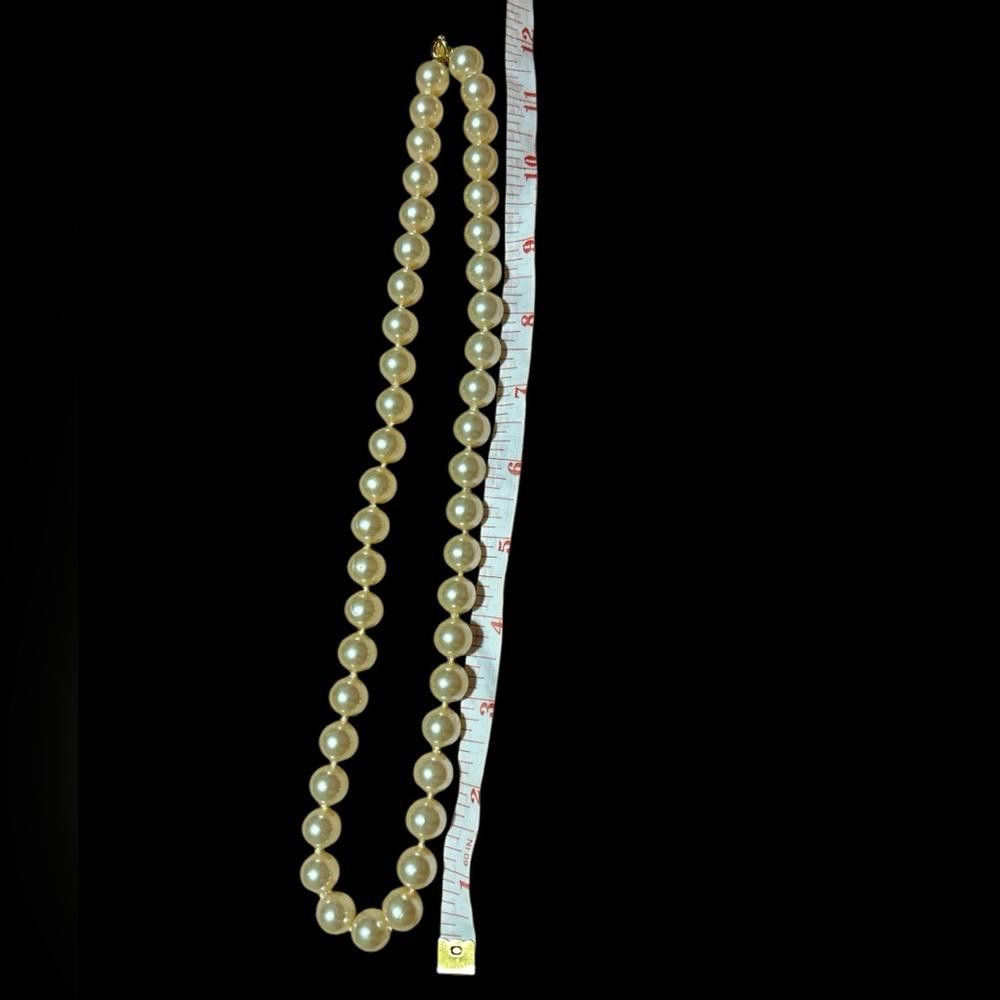 Designer Cream-coloured Pearl Necklace Size ONE SIZE - 3 Thumbnail
