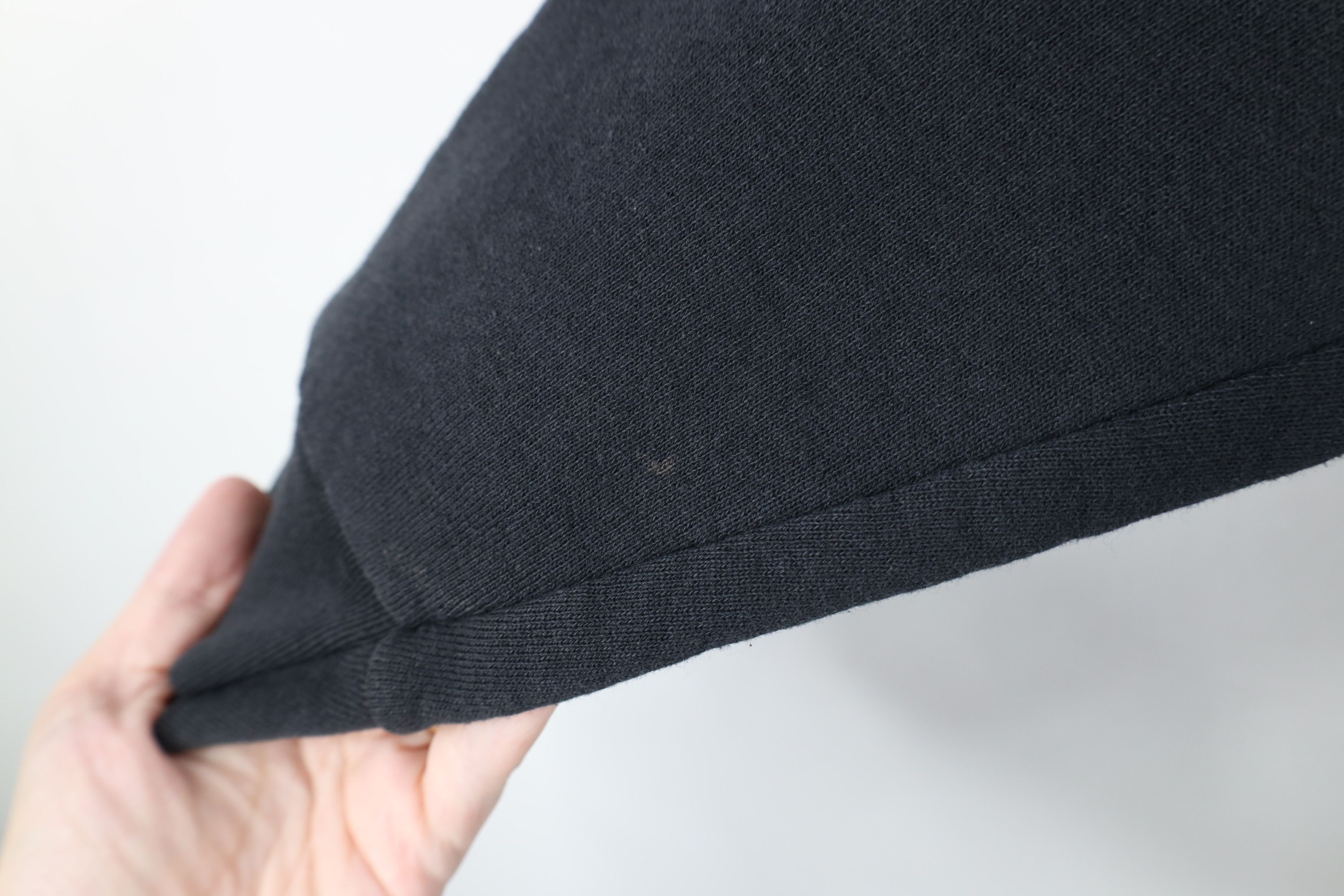 Vintage Vintage 90s Streetwear Blank Crewneck Sweatshirt Black Size M / US 6-8 / IT 42-44 - 7 Thumbnail