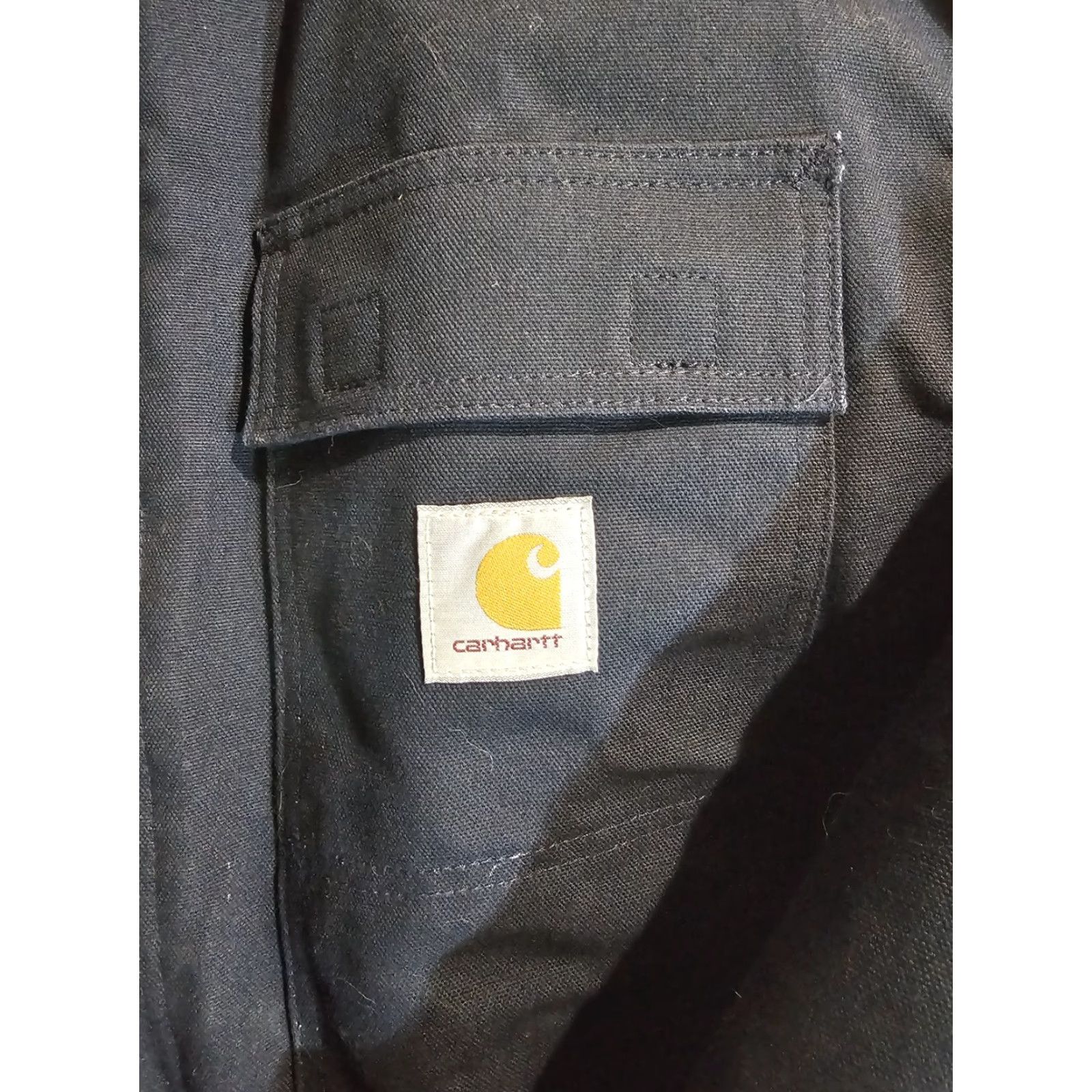 Carhartt Carhartt C003 DNY Quilted Lined Jacket Navy Blue Work Canvas Barn Coat Mens XL Size US XL / EU 56 / 4 - 5 Thumbnail