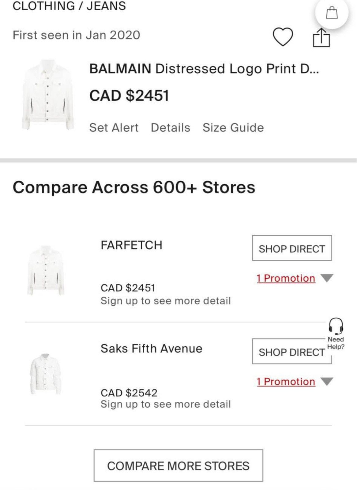 Balmain Balmain white denim jacket Size US L / EU 52-54 / 3 - 20 Thumbnail