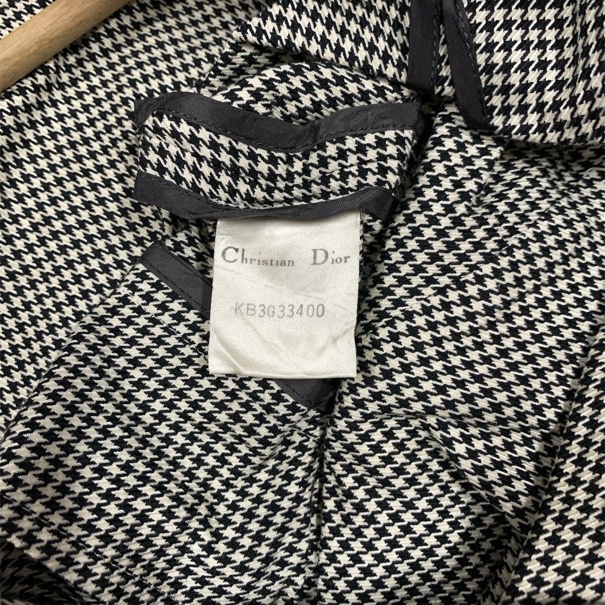 Christian Dior Monsieur Christian Dior Houndstooth Single Button Jacket Size M / US 6-8 / IT 42-44 - 6 Thumbnail