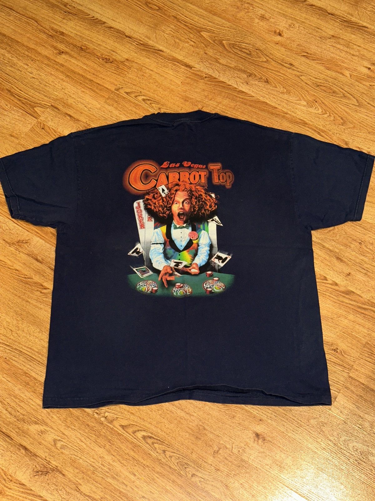 Vintage Vtg Las Vegas Carrot Top Comedian Poker Chip Graphic Tee 2XL Size US XXL / EU 58 / 5 - 1 Thumbnail