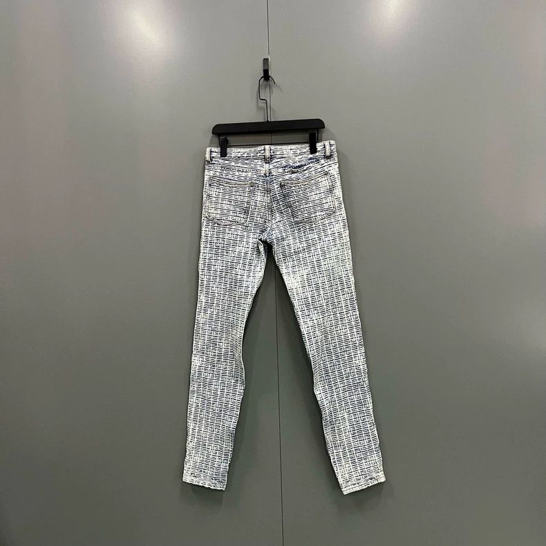 Givenchy Givenchy SizeL 4G Bleached Skinny Jeans Size US 30 / EU 46 - 2 Thumbnail