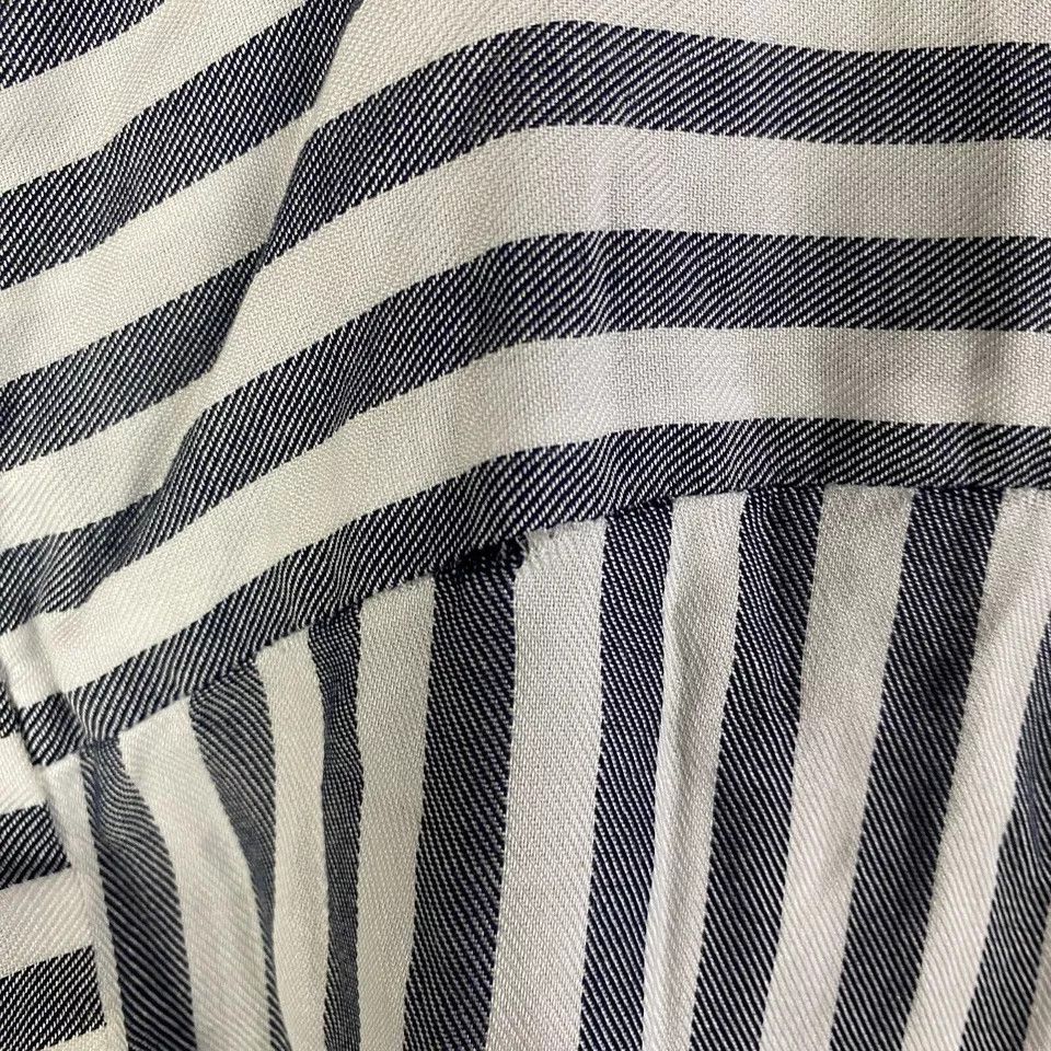 Madewell Madewell Button Up Top Women's XS Striped Half Sleeve Size XS / US 0-2 / IT 36-38 - 9 Thumbnail