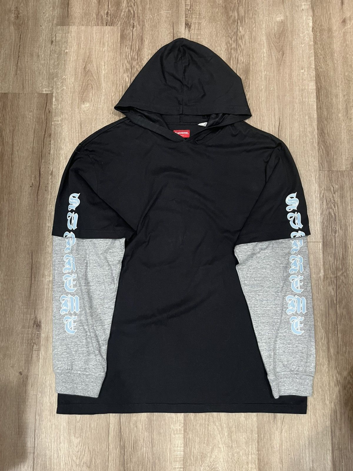 Supreme Supreme Layered Hooded L/S Top Size US L / EU 52-54 / 3 - 1 Thumbnail
