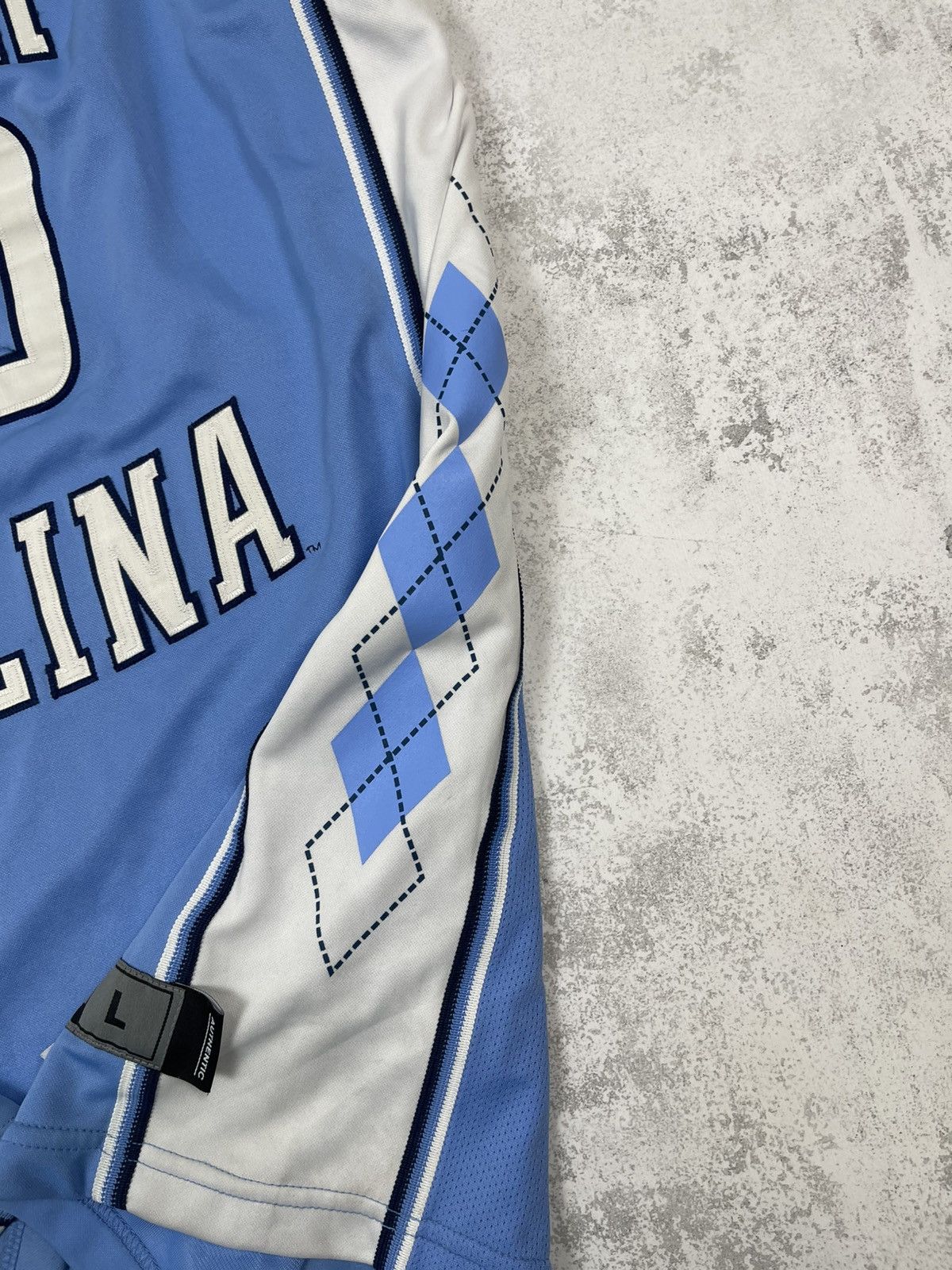 Jordan Brand 2010-12 Jordan UNC Tar Heels Barnes #40 Argyle Jersey Size US L / EU 52-54 / 3 - 6 Thumbnail