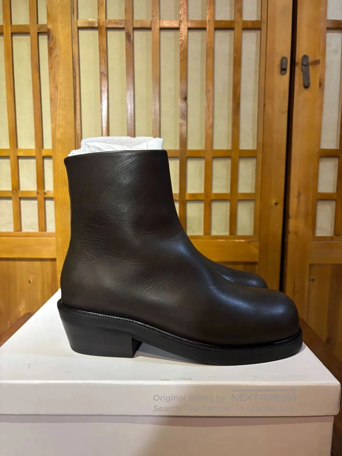ADAM ET ROPE Adam et Rope 25AW Whale Leather Boots. Size US 10 / EU 43 - 3 Thumbnail