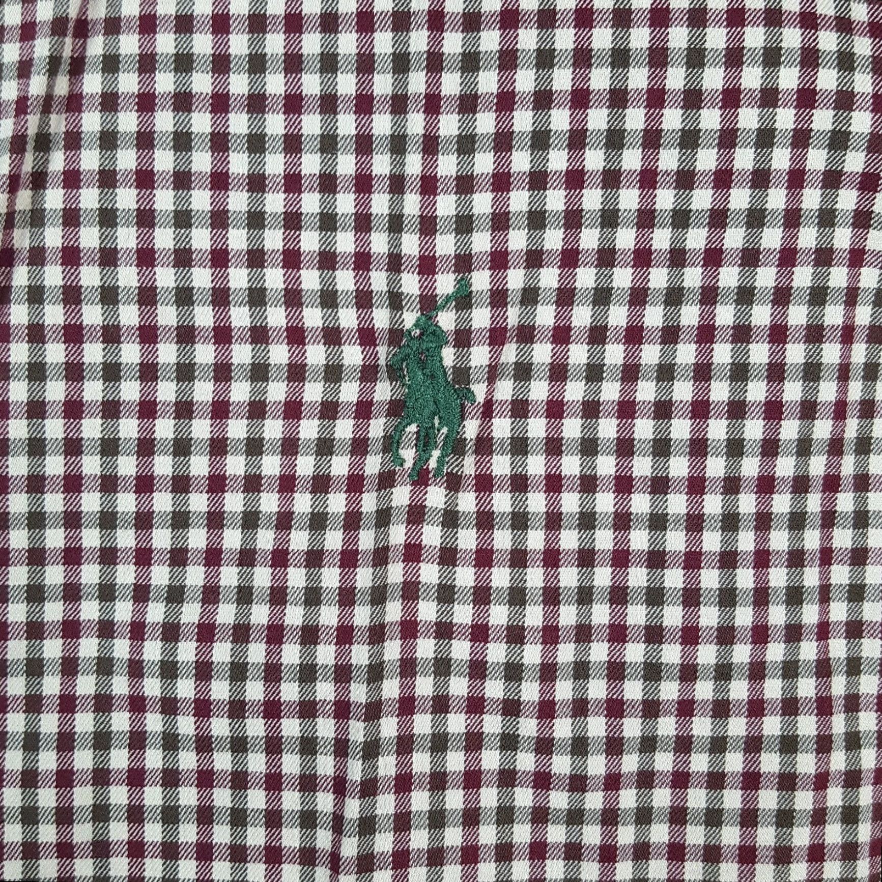 Polo Ralph Lauren Vintage Polo Ralph Lauren Men's XL Button-Down Collared Shirt Plaid Gingham Long Sleeve Cotton Retro 90s Workwear Size US XL / EU 56 / 4 - 3 Thumbnail