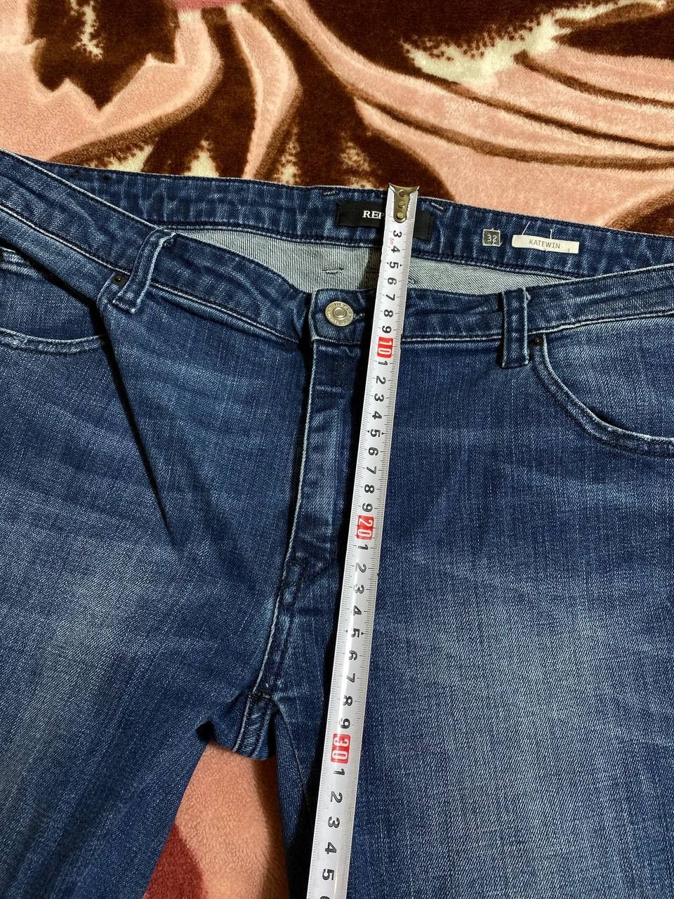Japanese Brand Vintage Dirty Baggy Faded Jean Japan Avant Garde Style Size US 32 / EU 48 - 5 Thumbnail
