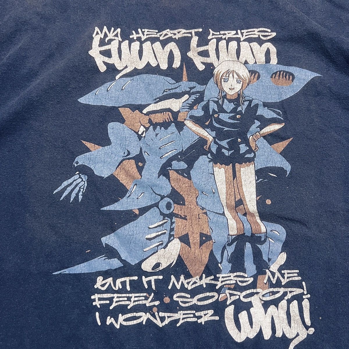 Cartoon Network Thrashed Condition Cospa anime!!! Mobile Suit Gundam ZZ Size US L / EU 52-54 / 3 - 7 Thumbnail