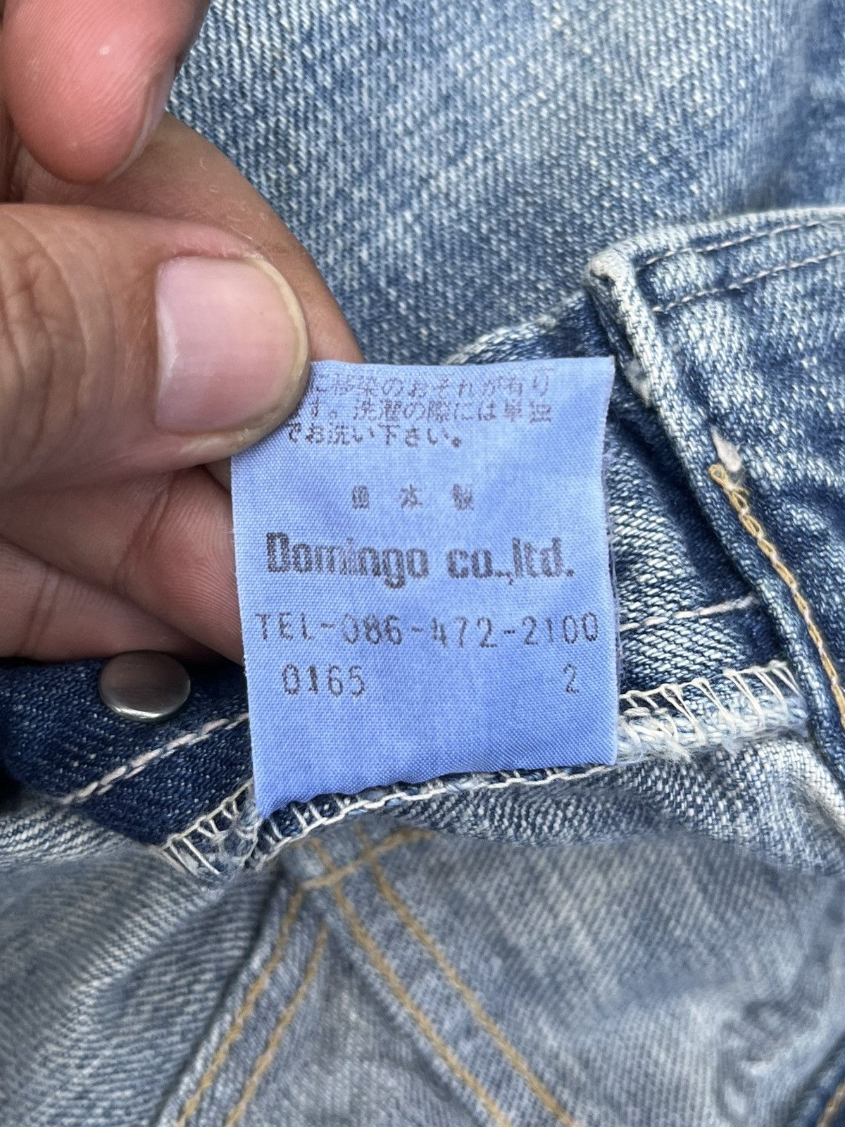 Eternal × Japanese Brand × Spellbound Vintage Japanese Brand Spellbound Light Blue Buttonfly Jeans Size US 32 / EU 48 - 12 Thumbnail