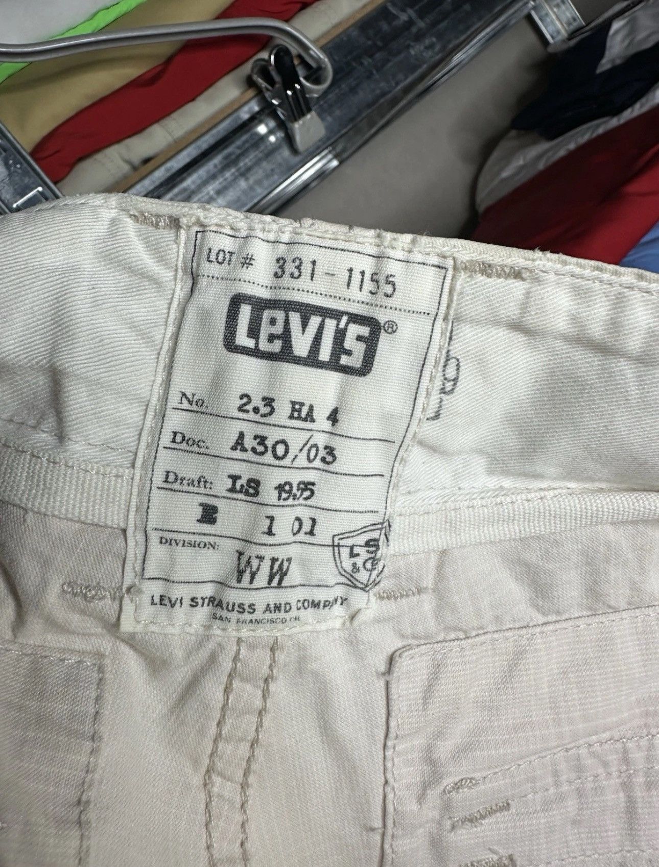 Levi's Levi’s Vintage TRASHED Cargo Aviation Shorts Size US 34 / EU 50 - 4 Thumbnail