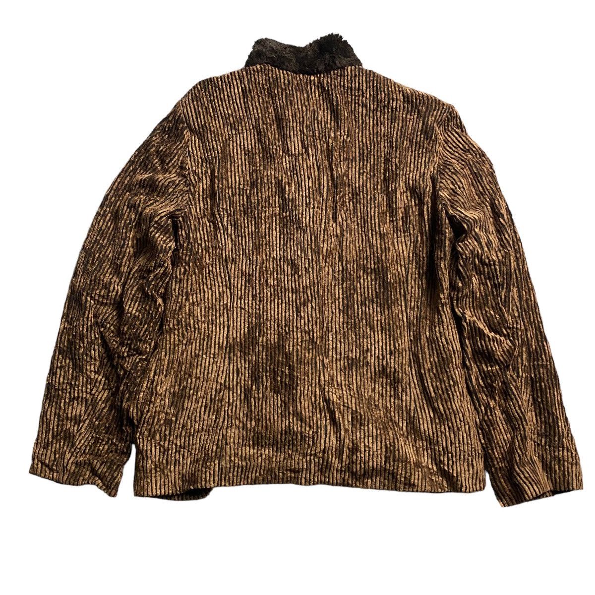In The Attic Urban Collection Stripe Fur Button Up Sherpa Jacket Size US S / EU 44-46 / 1 - 2 Thumbnail