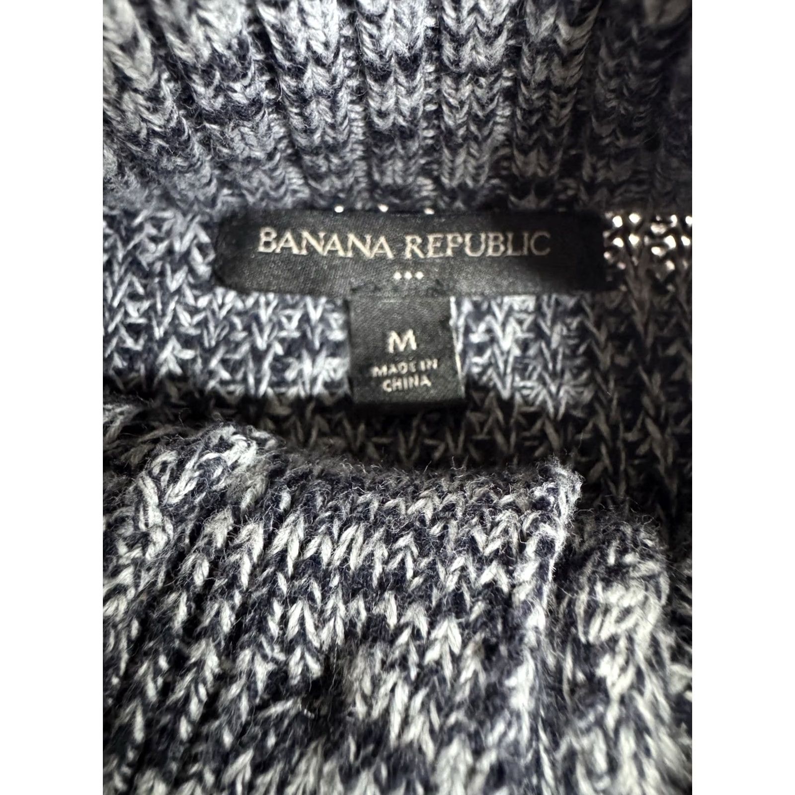 Banana Republic Banana Republic Mens Sweater Blue Shawl Collar Button Pullover Knit Regular Fit Casual Workwear Fall Winter M Shirt? Size US M / EU 48-50 / 2 - 3 Thumbnail
