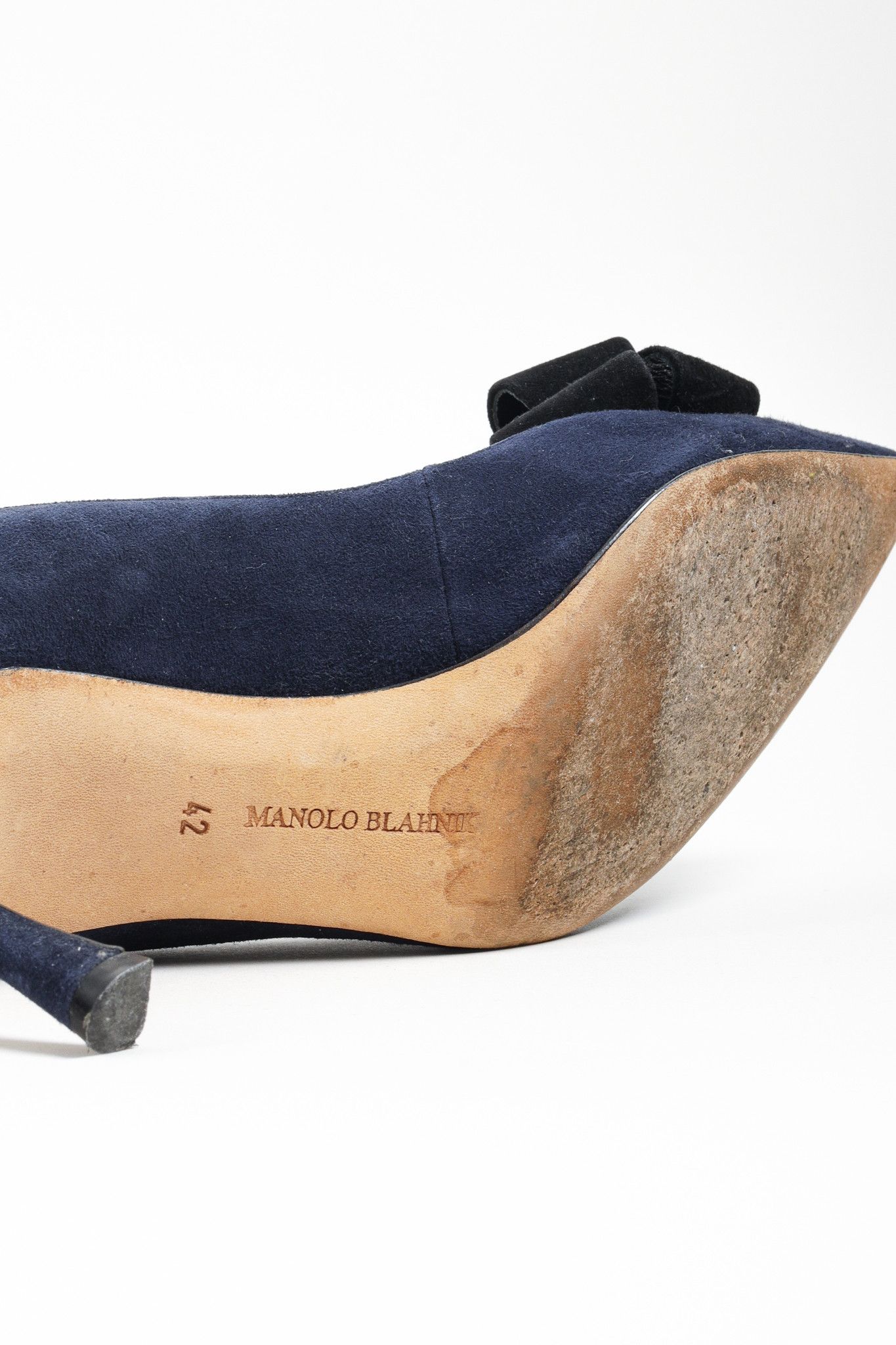 Manolo Blahnik Manolo Blahnik Lisane Bow Pumps Size US 11 / IT 41 - 5 Thumbnail