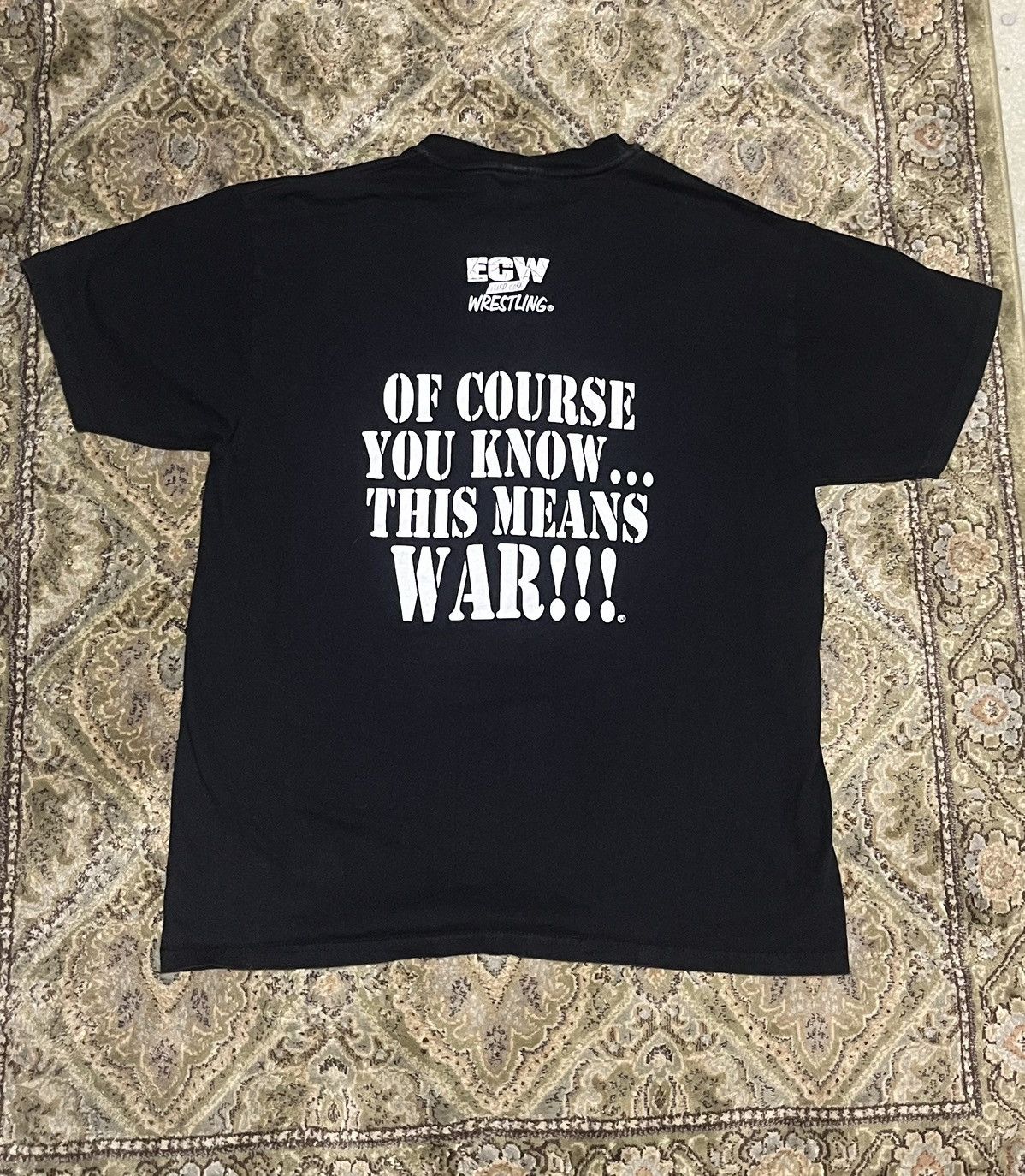 WWE ECW EC FN’ W This Means War Vintage Mens Large Tshirt Size US L / EU 52-54 / 3 - 1 Thumbnail