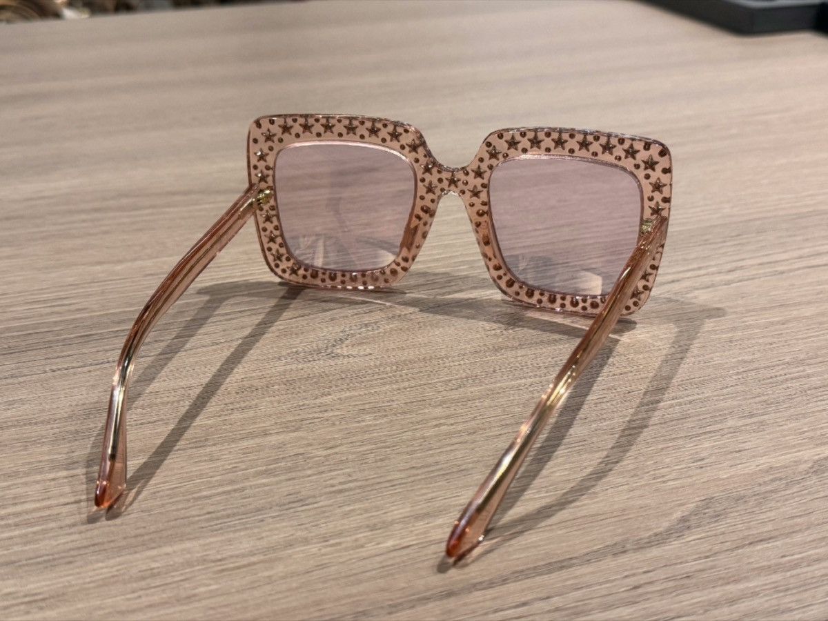 Gucci Gucci runway Pink Square Sunglasses Size ONE SIZE - 6 Thumbnail