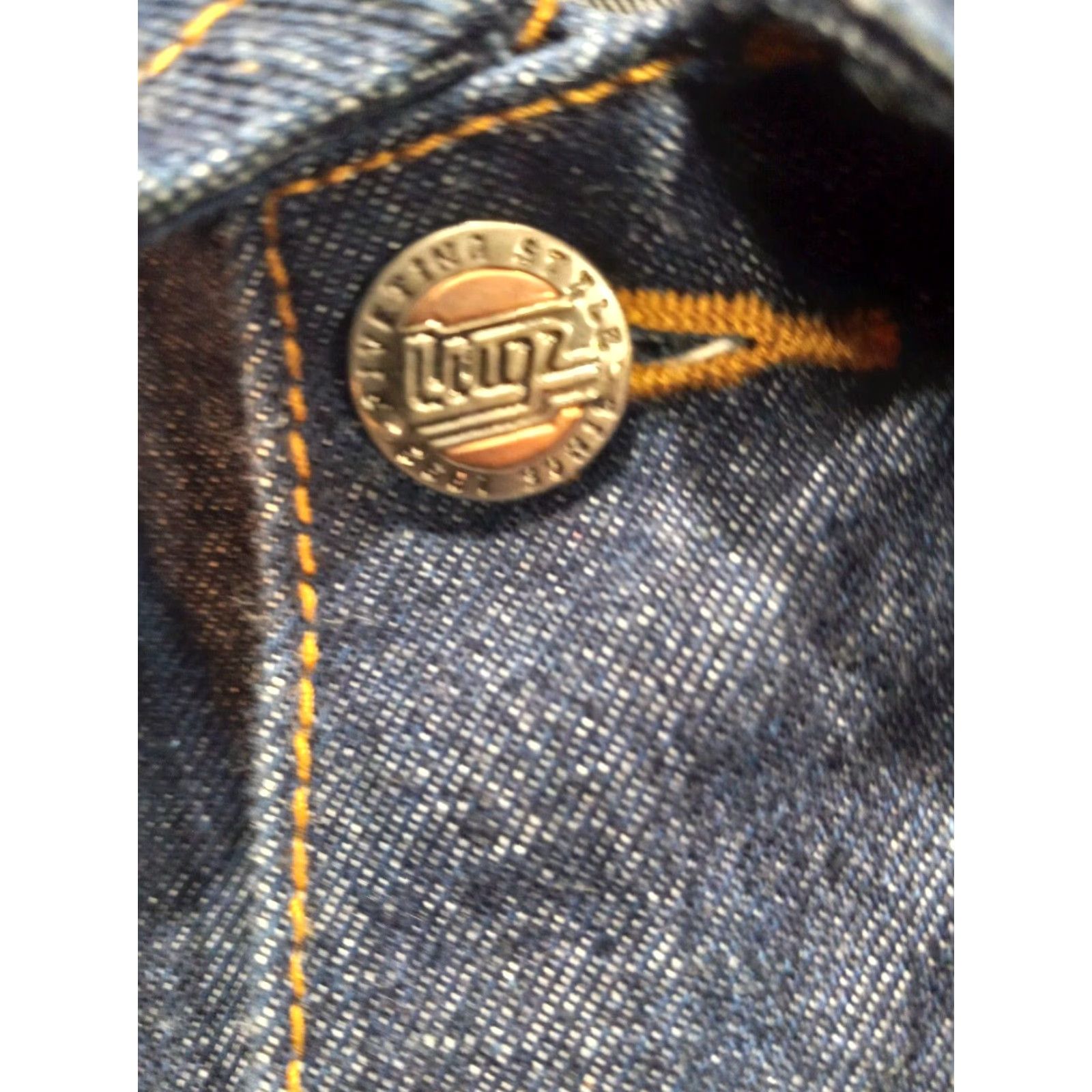 Lugz VINTAGE Lugz Denim Jacket Men’s 2XL Jeans Blue Casual 90s Big & Tall Jacket Size US 39 - 4 Thumbnail