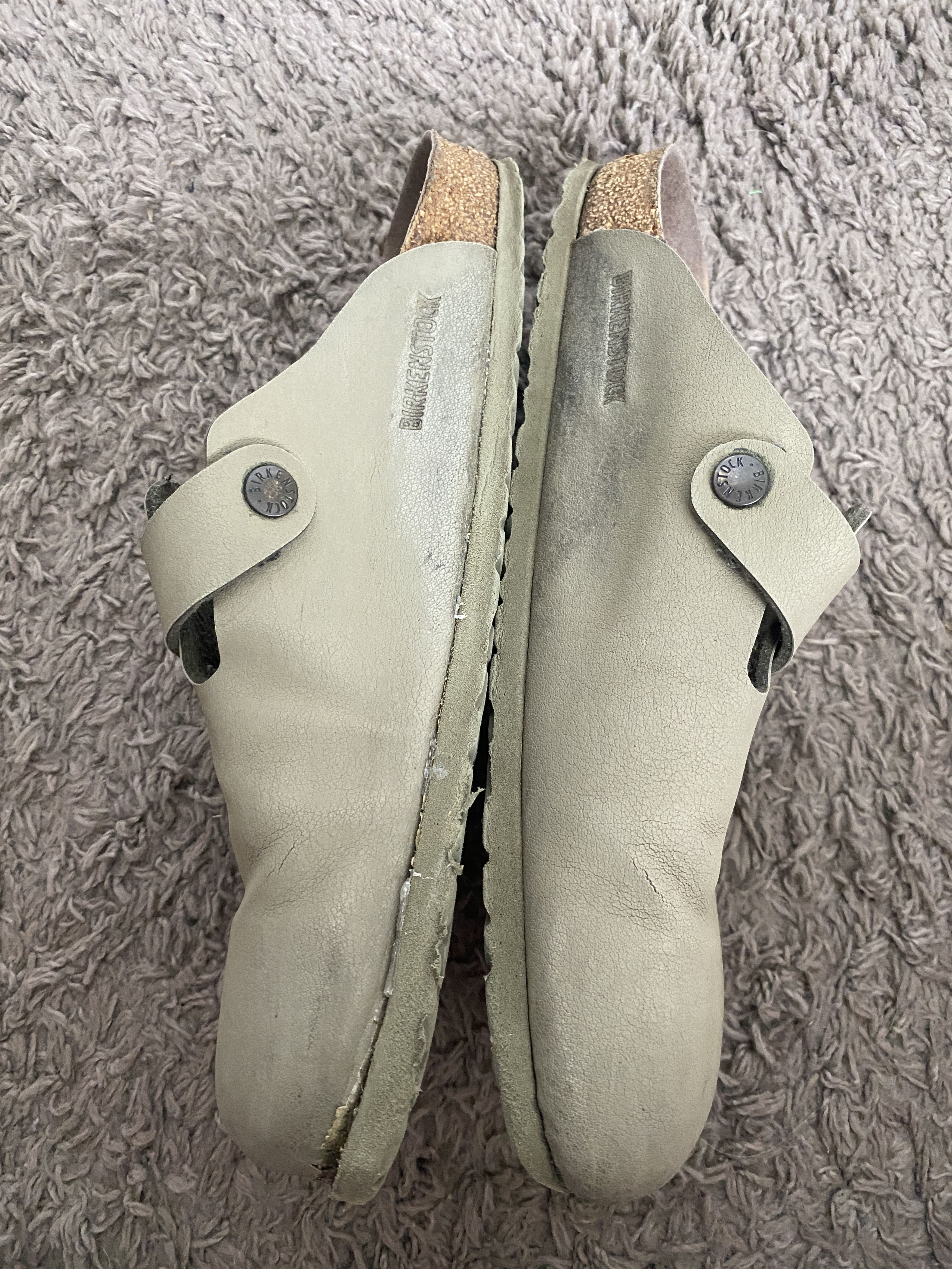 Birkenstock Birkenstock Boston distressed clog shoes Size US 11 / EU 44 - 7 Thumbnail