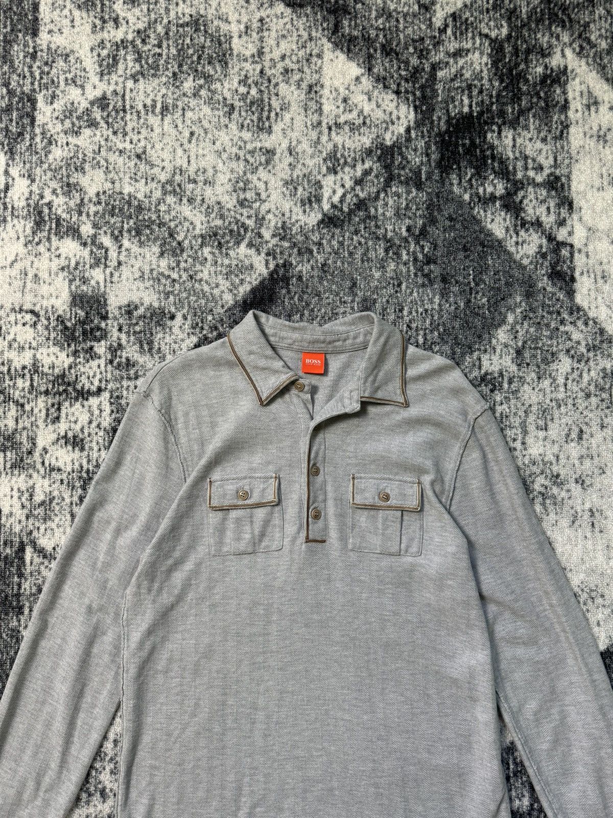 Hugo Boss Vintage Hugo Boss Polo Classic Long Sleeve Casual 90s Y2K Size US M / EU 48-50 / 2 - 3 Thumbnail