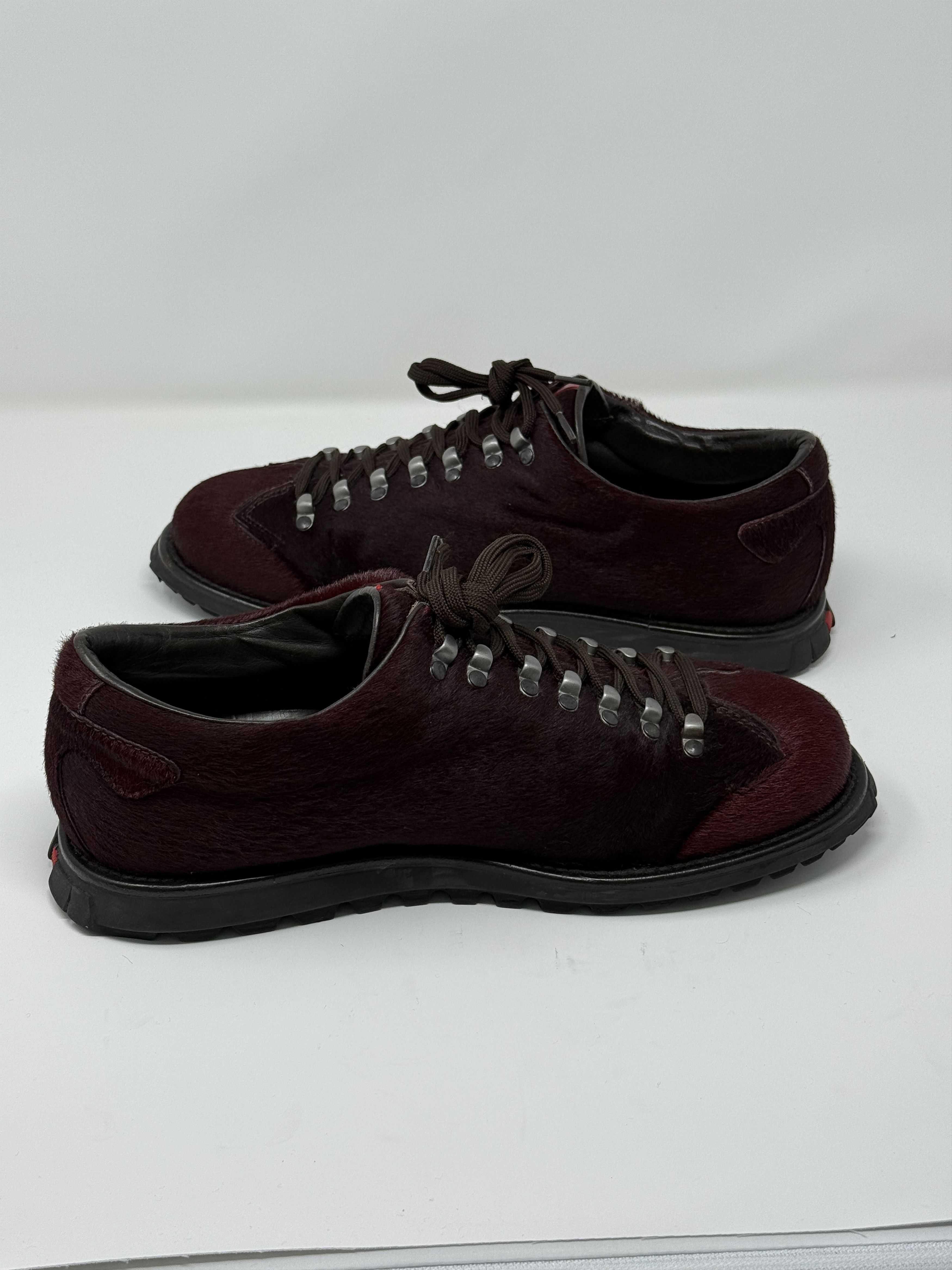 Prada Prada Linea Rossa Vintage Pony Hair Sport Boot Rich Burgundy Size US 9.5 / EU 42-43 - 4 Thumbnail