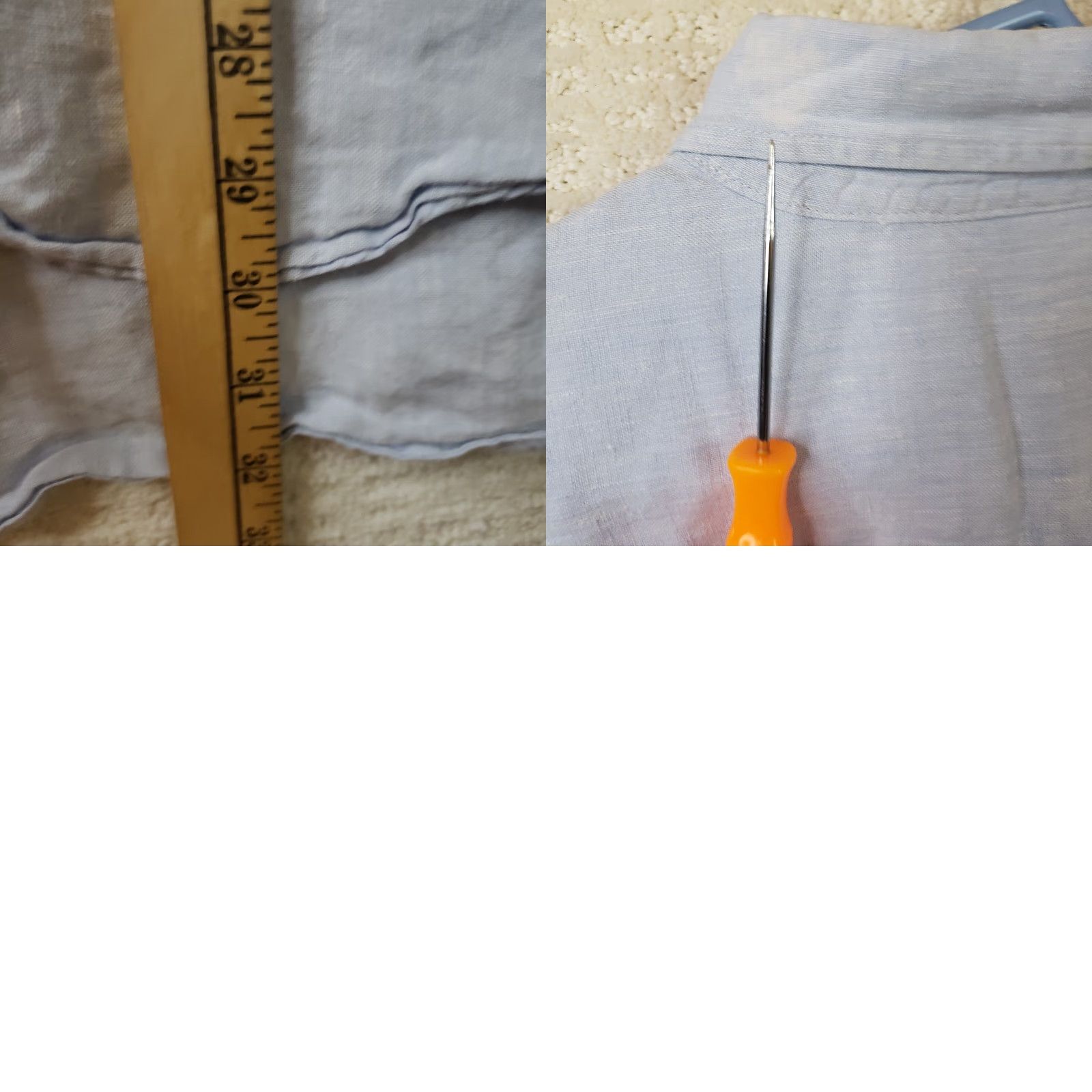 Brooks Brothers Brooks Brothers Sport 100% Linen Shirt Men's XL Blue Short S Button Collared Brown? Size US XL / EU 56 / 4 - 9 Thumbnail
