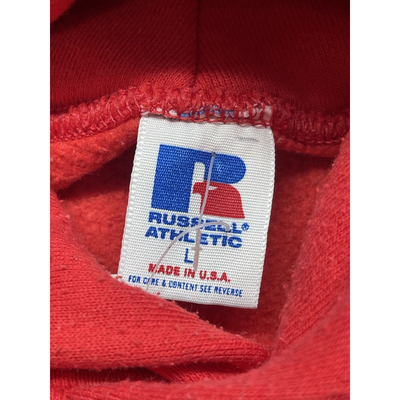 Russell Athletic VTG 90s Russell Athletic Red AX \Delta Alpha Chi Delta Soror Size US L / EU 52-54 / 3 - 4 Thumbnail