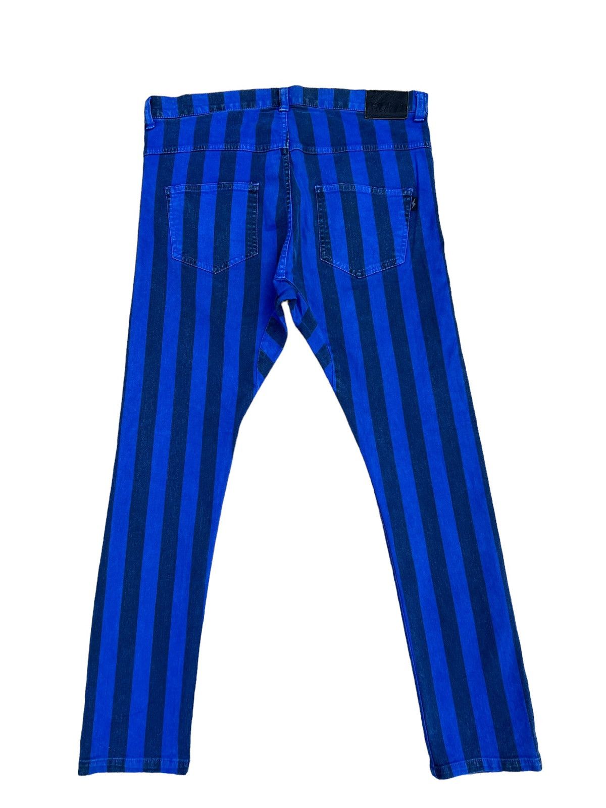 Vintage CANDY STRIPPER Japan Fade Border Striped Pant Size US 31 - 2 Thumbnail
