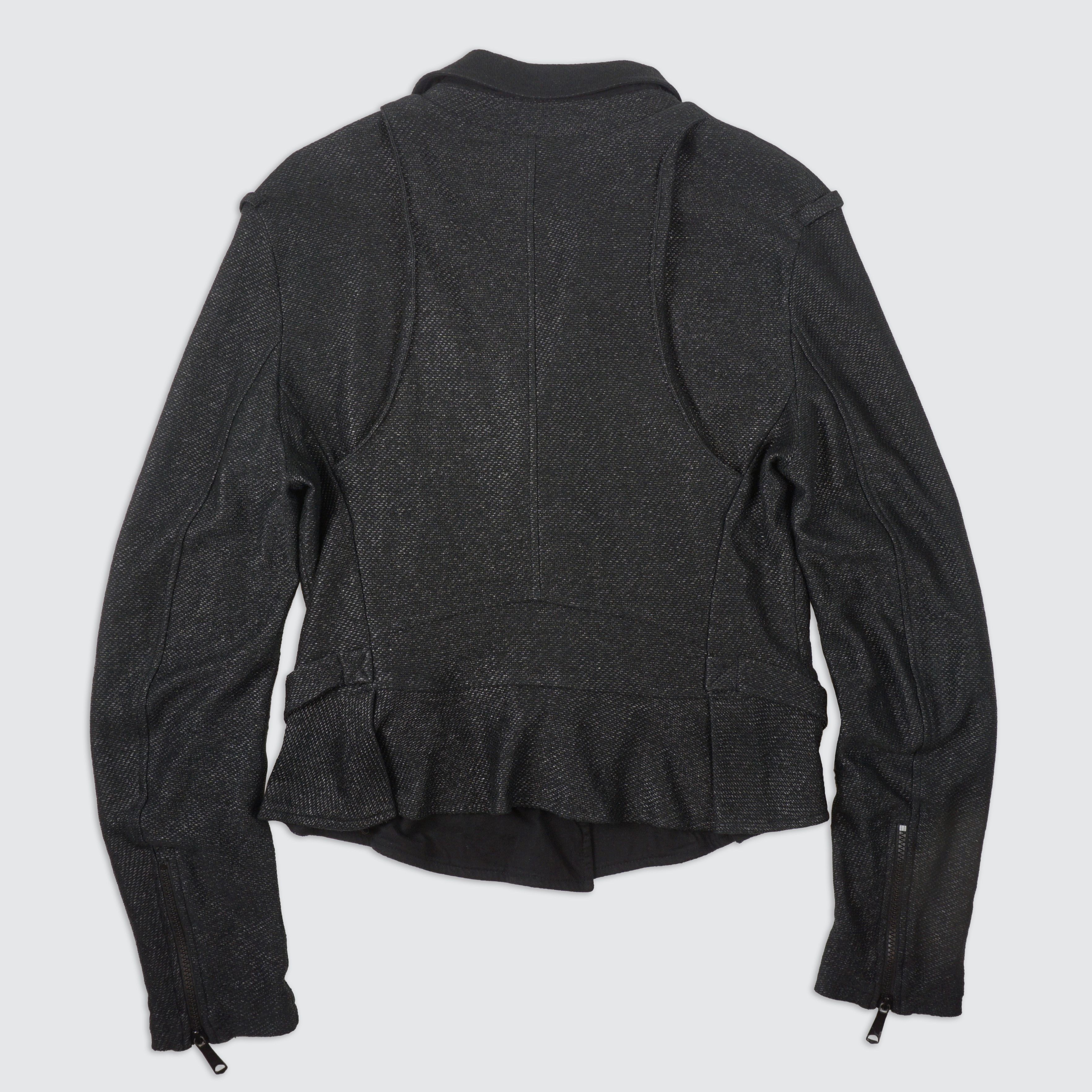 Diesel Diesel Women’s Moto-Style Textured Zip Jacket Size S / US 4 / IT 40 - 2 Thumbnail