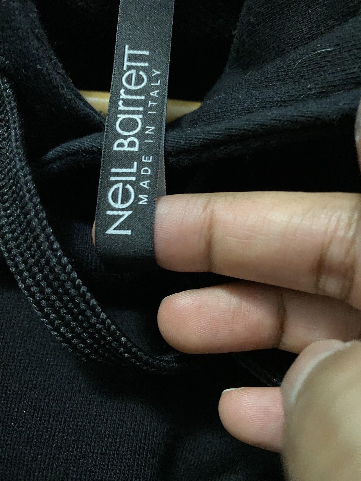 Neil Barrett Black Zeus Rider Hoodie - Neil Barrett Size US M / EU 48-50 / 2 - 9 Thumbnail