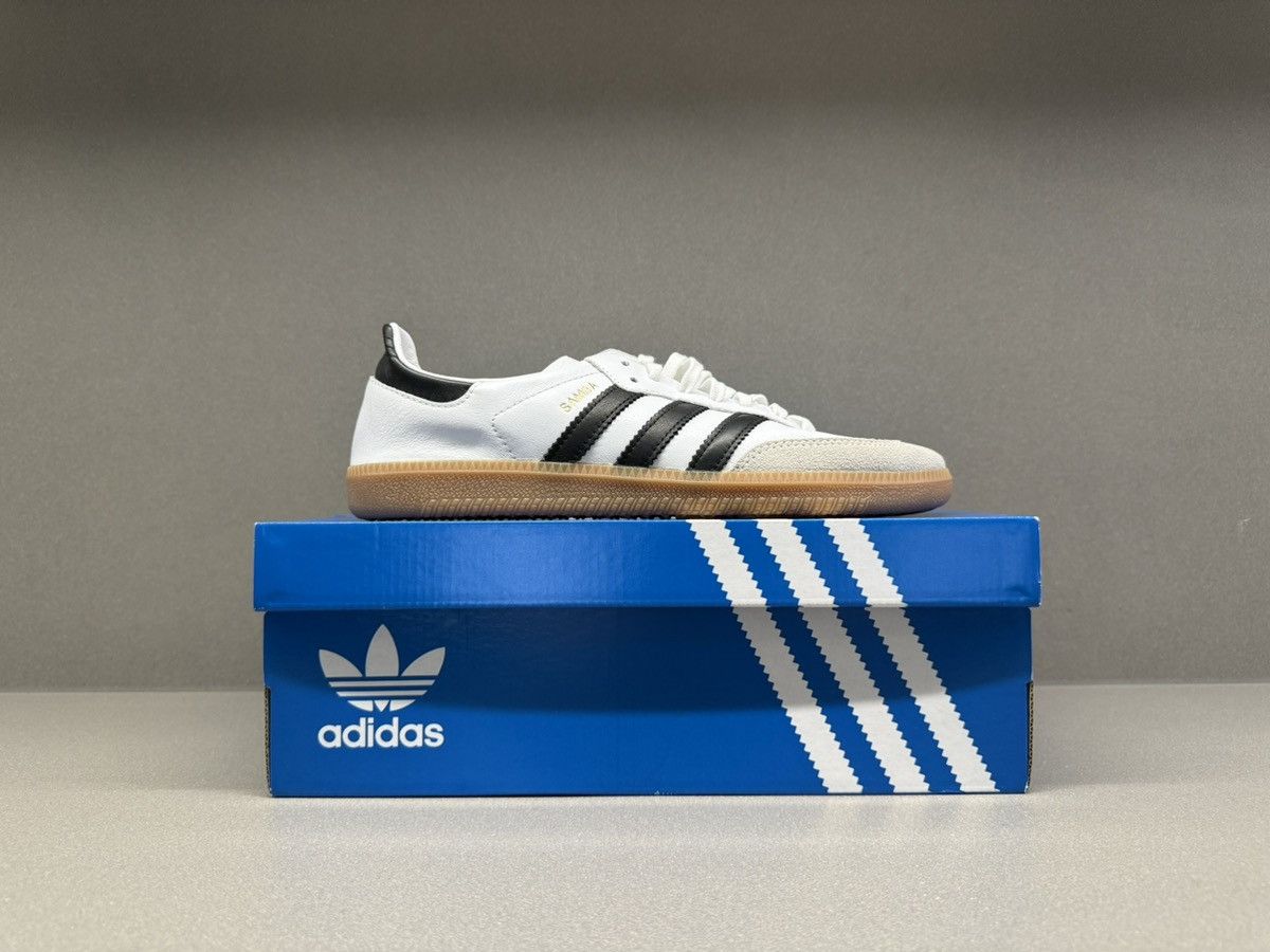 Adidas Adidas Samba Devon White Black Gum Size US 10.5 / EU 43-44 - 3 Thumbnail