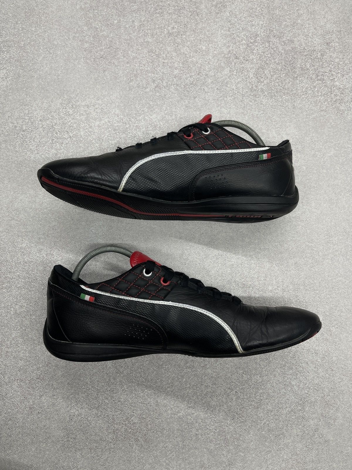 Ferrari × Puma Puma Ferrari Speedcat Leather Sneakers Black Japan Style Size US 10.5 / EU 43-44 - 4 Thumbnail