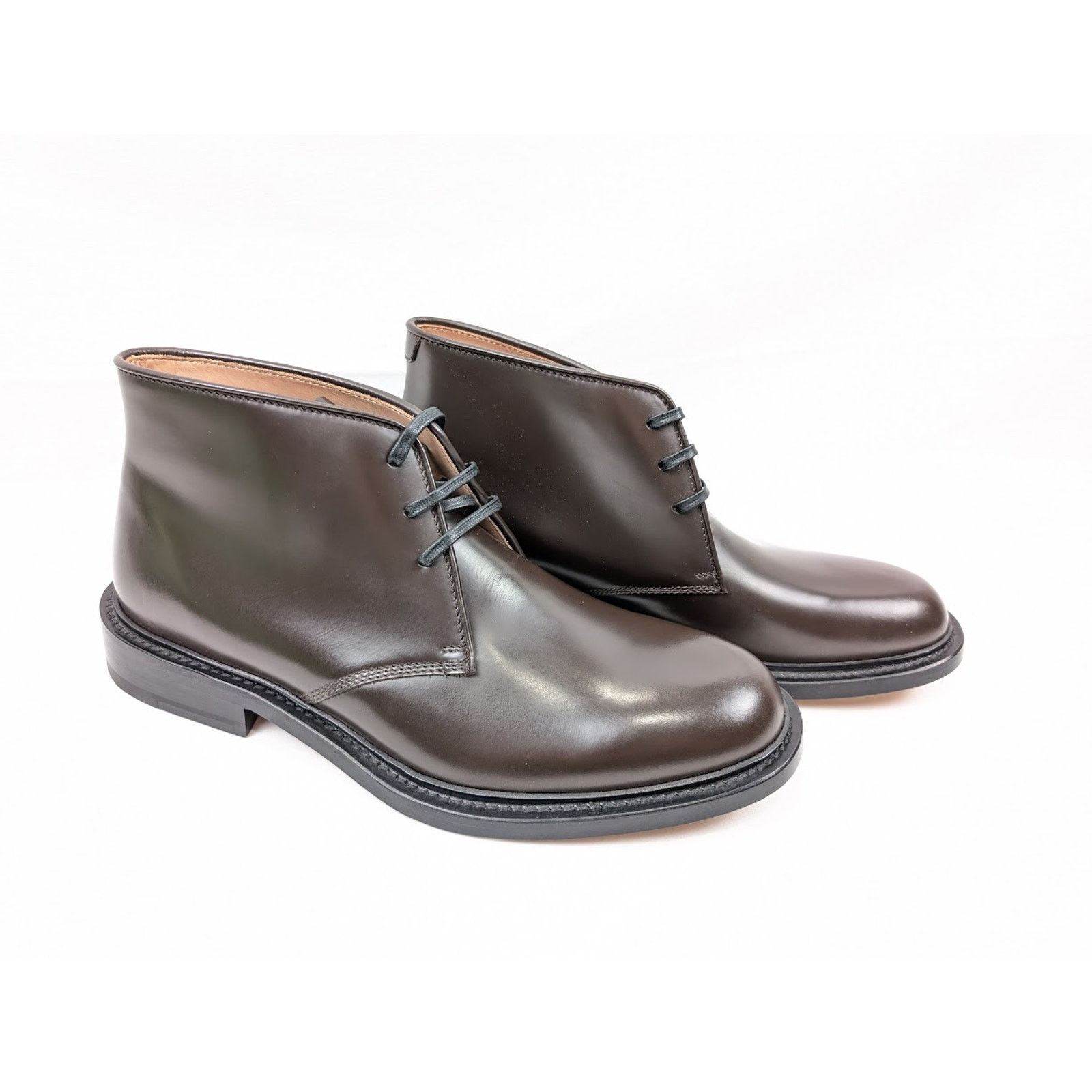 Bottega Veneta o1rshd1 Tokyo Brush Calf Leather Boots in Ebony Size US 11 / EU 44 - 12 Thumbnail
