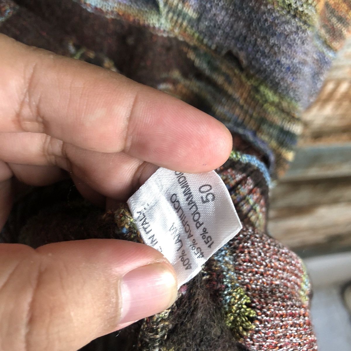 Homespun Knitwear DLL Botto italy Brown like coogi Knitwear #C507 Size US M / EU 48-50 / 2 - 11 Thumbnail
