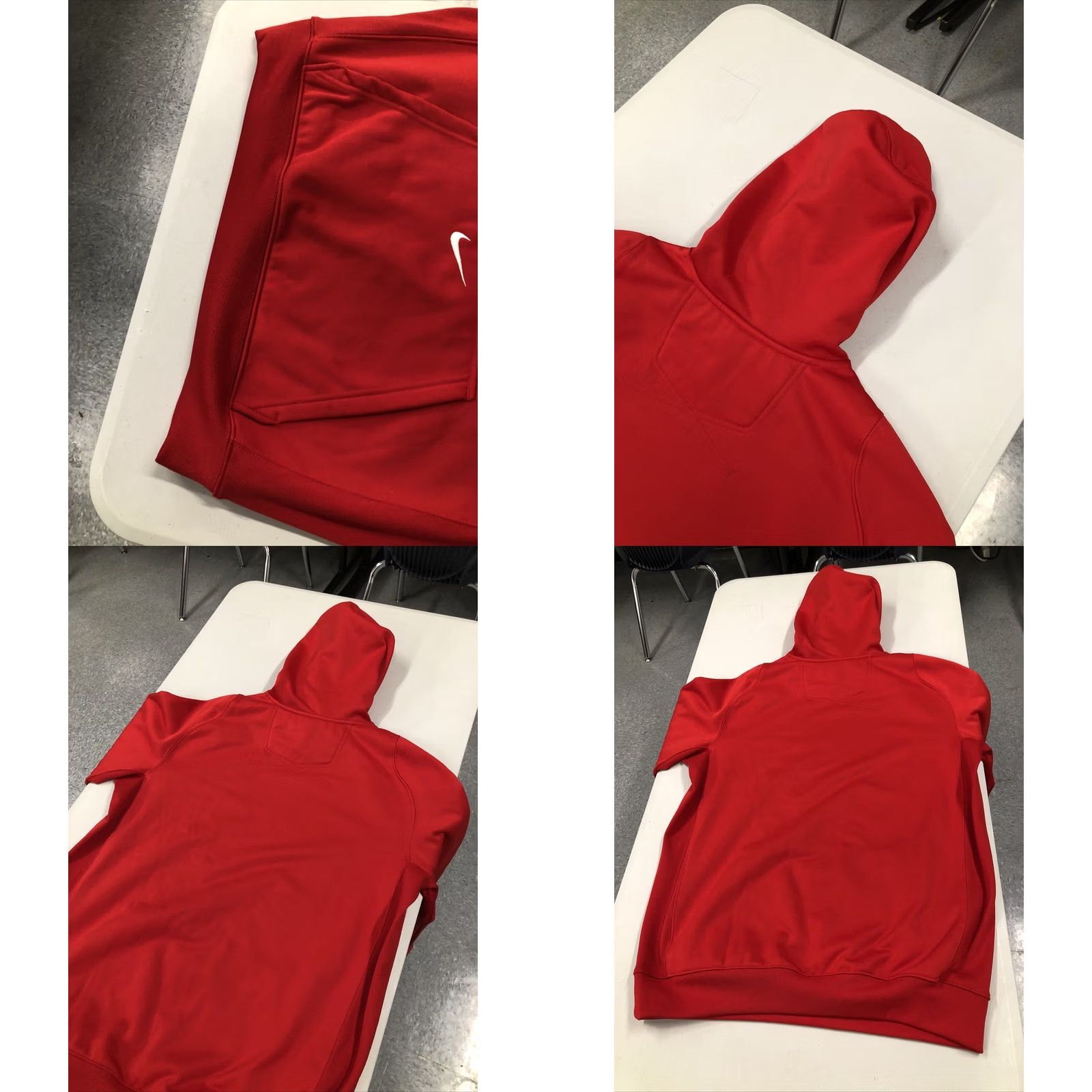 Nike VINTAGE Nike Therma Fit Center Pocket Swoosh Pullover Hoodie Men Red M inches Travis Scott Vibe? Size US M / EU 48-50 / 2 - 8 Thumbnail