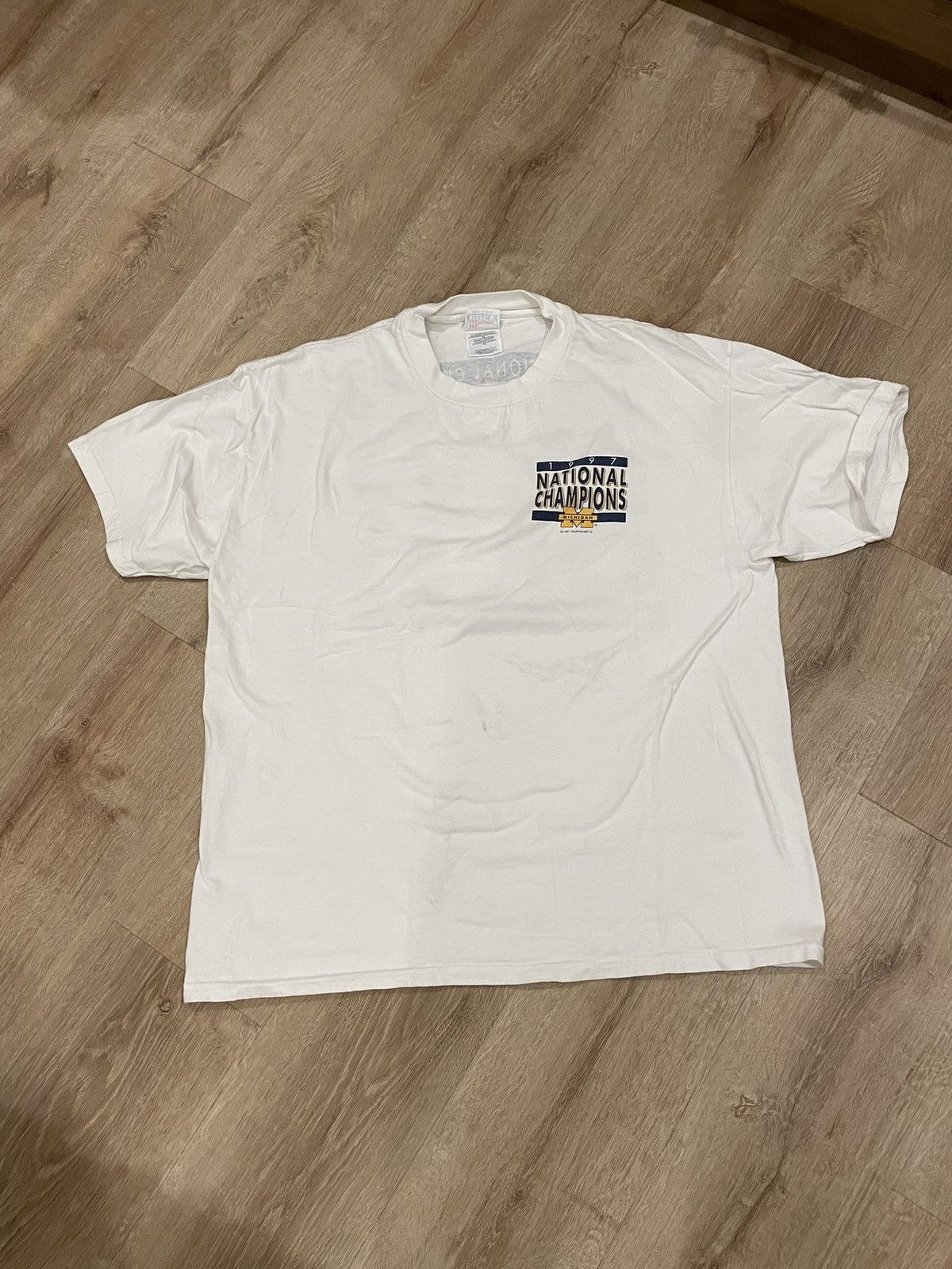 image of Vintage Michigan in White, Men's (Size XL)