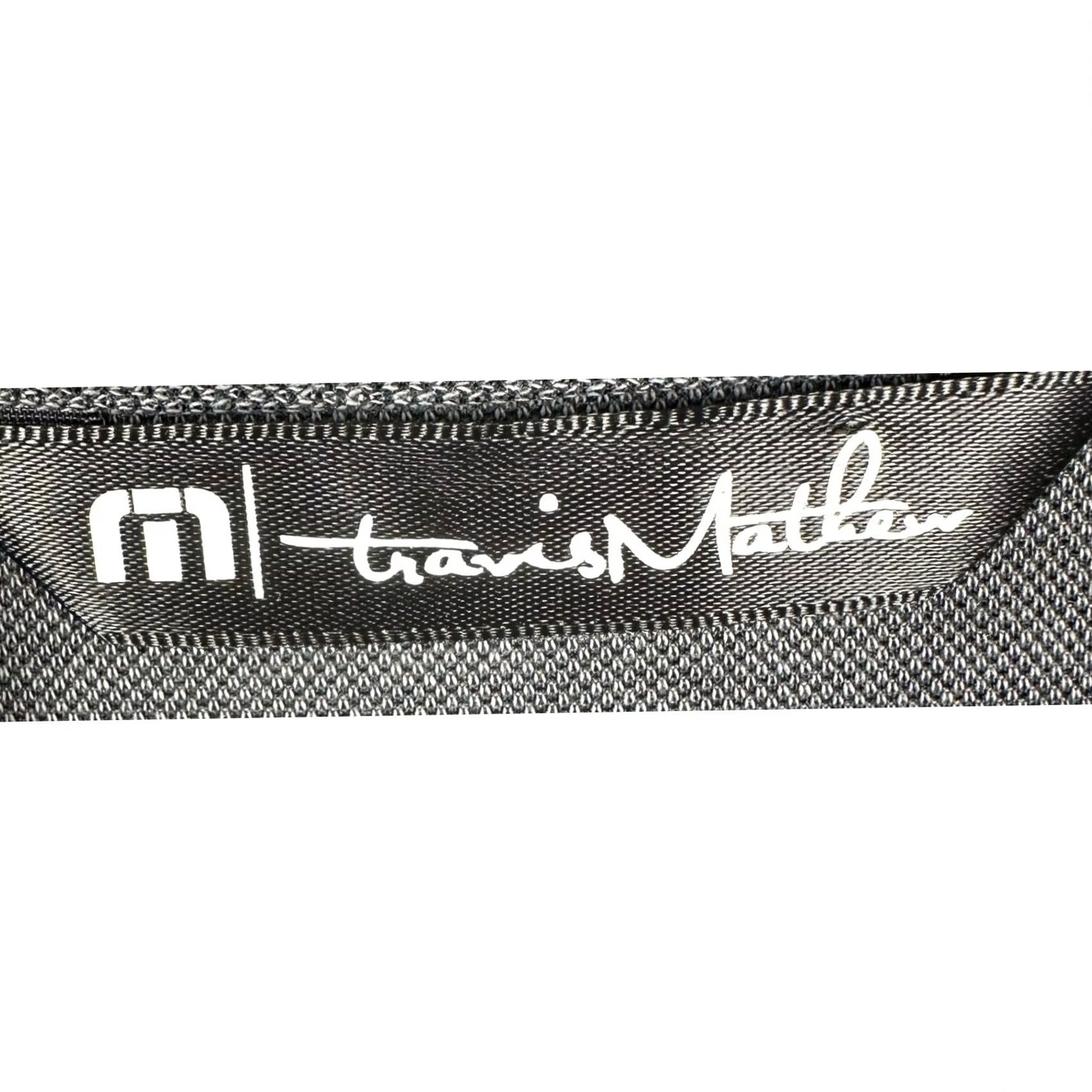 TravisMathew TravisMathew Polo Shirt Mens M Gray Pima Cotton Polyester Blend Short Sleeve Collared Button Logo Breathable Moisture Wicking Golf Casual Athletic Size US M / EU 48-50 / 2 - 4 Thumbnail