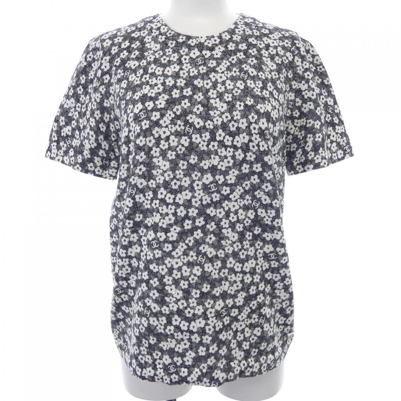 Chanel Chanel Chanel LOOK23 T-shirt Cotton T-Shirts P77924K11270 DUTY FREE for USA Size ONE SIZE - 1 Thumbnail