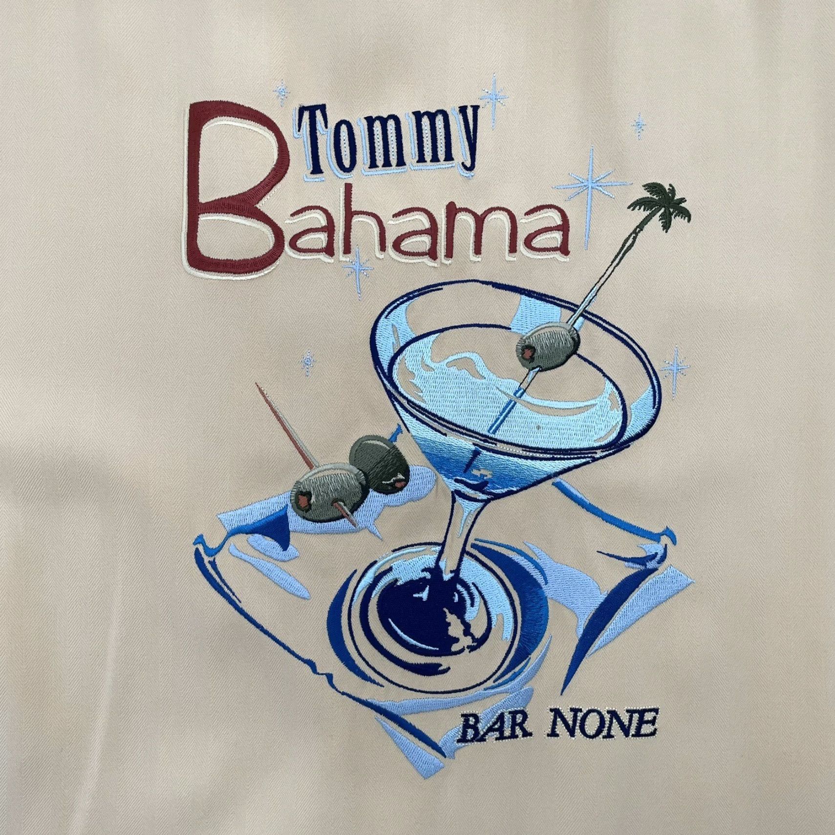 Tommy Bahama Tommy Bahama Shirt Men's XL Yellow Silk Short Sleeve Button-Front Beach Hawaiian Aloha Bar None Martini Glass Mens Size US XL / EU 56 / 4 - 5 Thumbnail