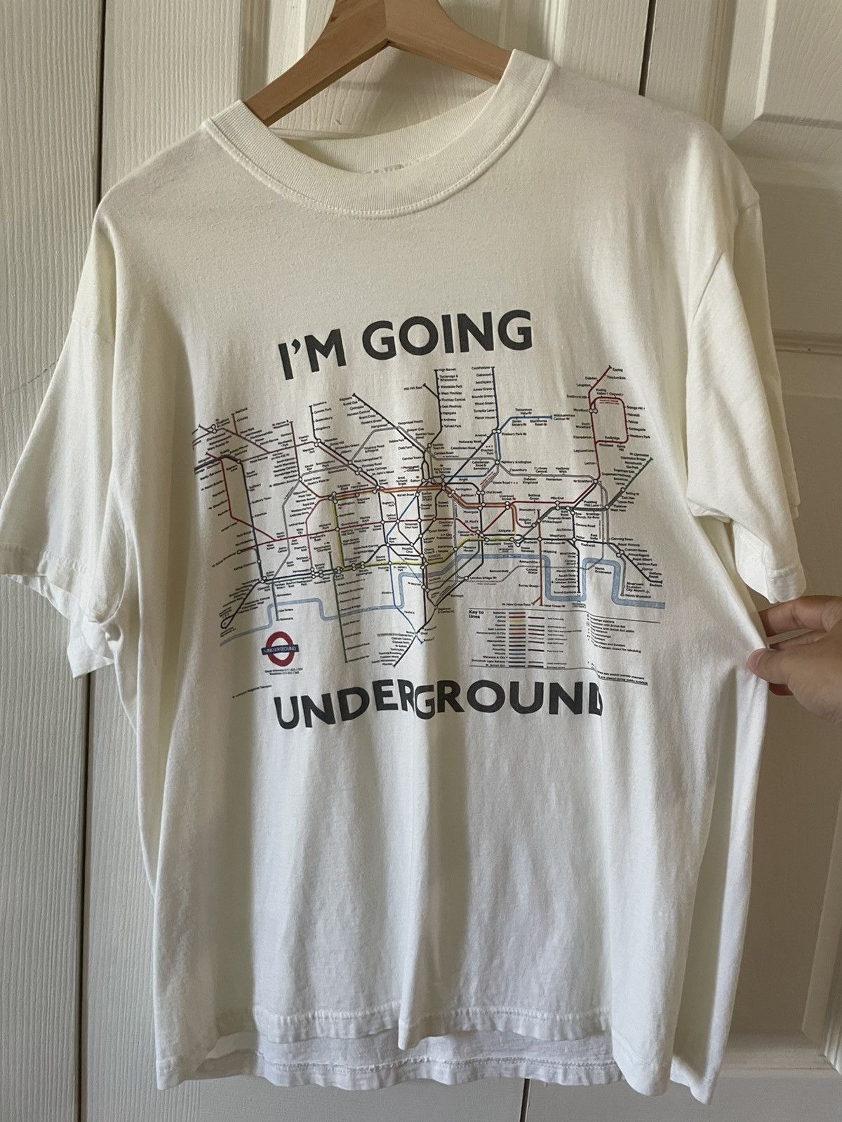 Vintage Vintage London Underground Tee Size US L / EU 52-54 / 3 - 1 Thumbnail
