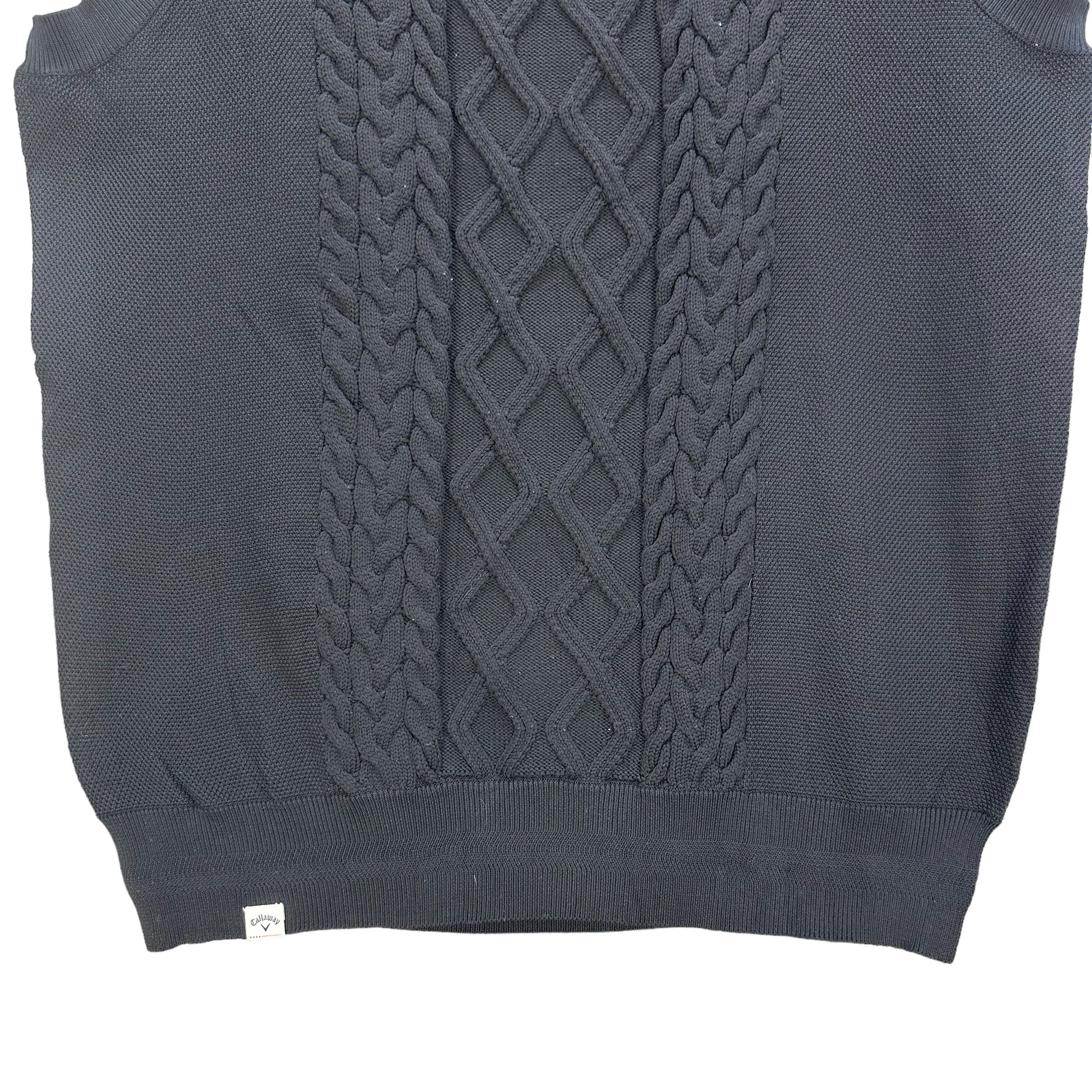 Callaway CALLAWAY ABSTRACT DESIGN SLEEVELESS SWEATER #8430-008 Size US L / EU 52-54 / 3 - 4 Thumbnail