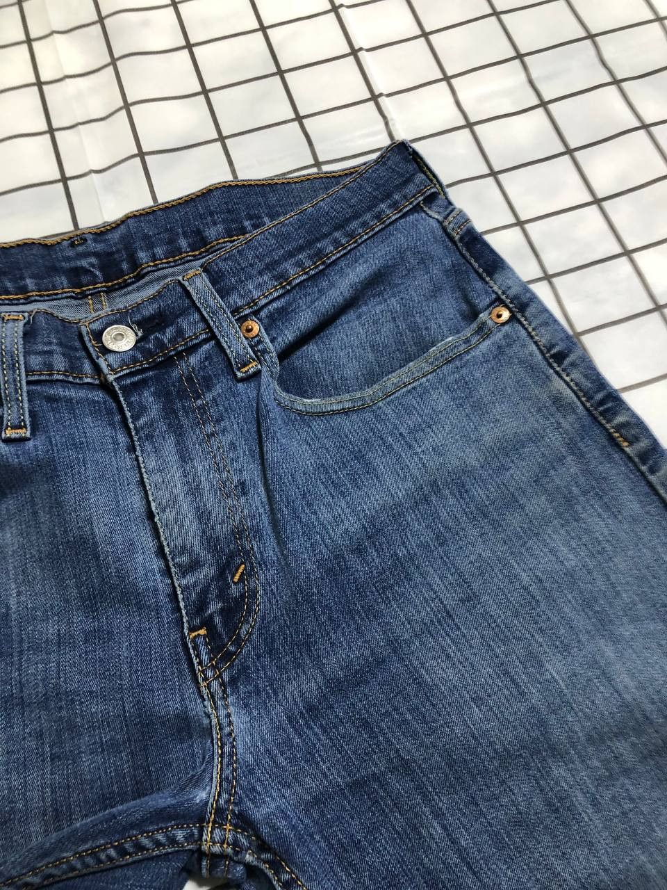 Levi's Levis Mens 502 Straight Jeans Blue Medium Wash Denim Size US 31 - 7 Thumbnail