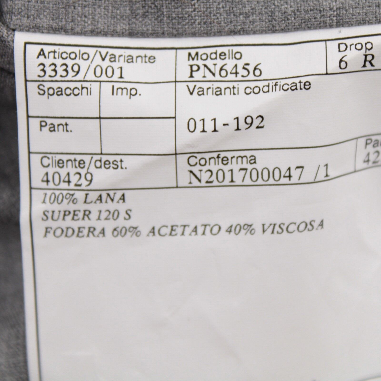 Belvest Belvest New with tags Dress Pants Size 40 US In Gray Size US 40 / EU 56 - 6 Thumbnail